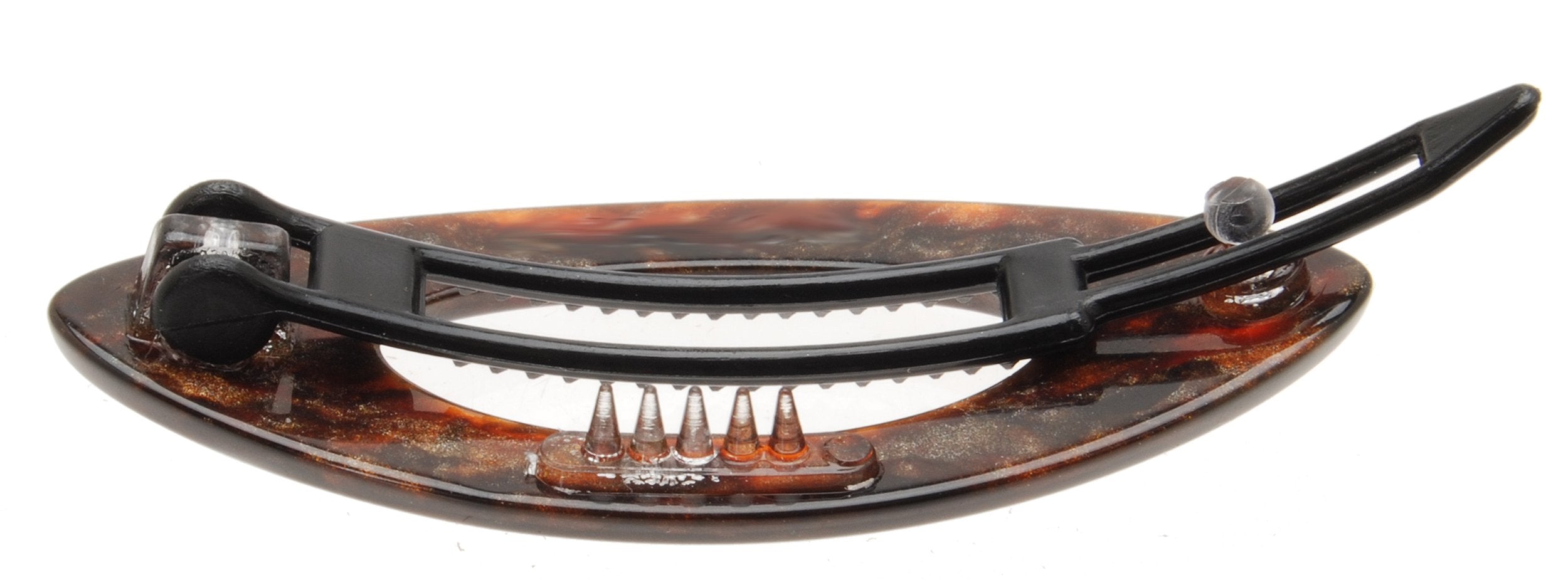 Mojave : France Luxe Mini Cutout Oval on Plastic Tige Boule Barrette - Mojave