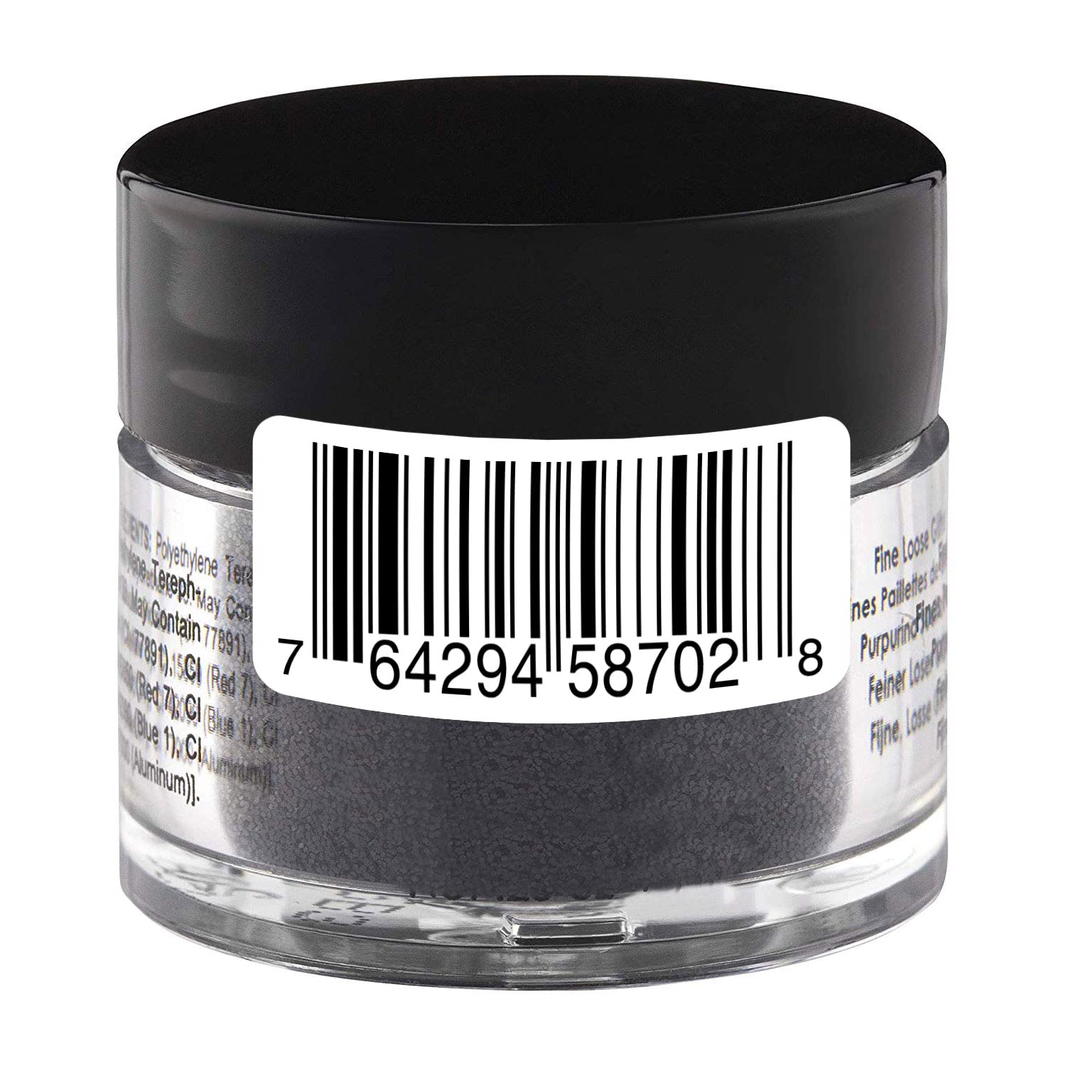 Mehron Makeup Paradise AQ Glitter (0.25 oz) (BLACK)