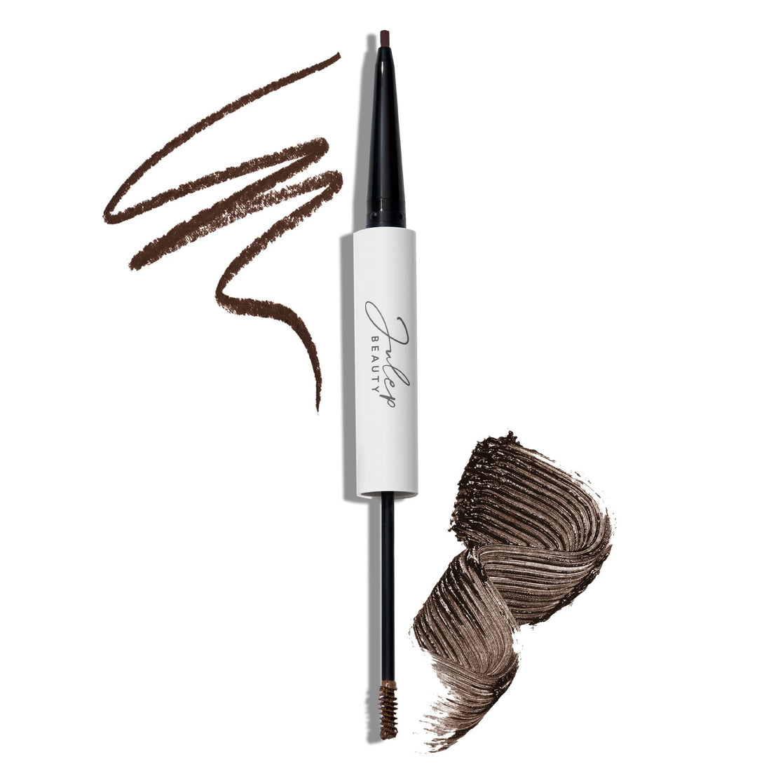 Julep Brow 101 Sculpting Pencil & Tinted Brow Gel Set - Dual-Ended Eyebrow Tool with Brush and Precision Tip - Long-Lasting, Waterproof Formula for Perfectly Defined and Tinted Brows -Dark Brown