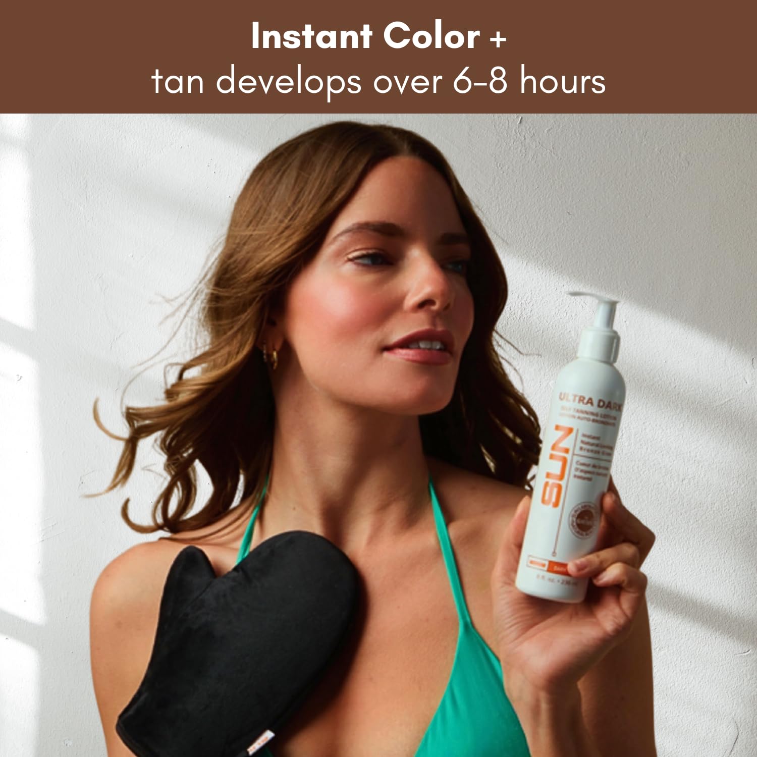 Sun Self Tanning Lotion Ultra Dark Instant Tint - Dark 8oz/236ml