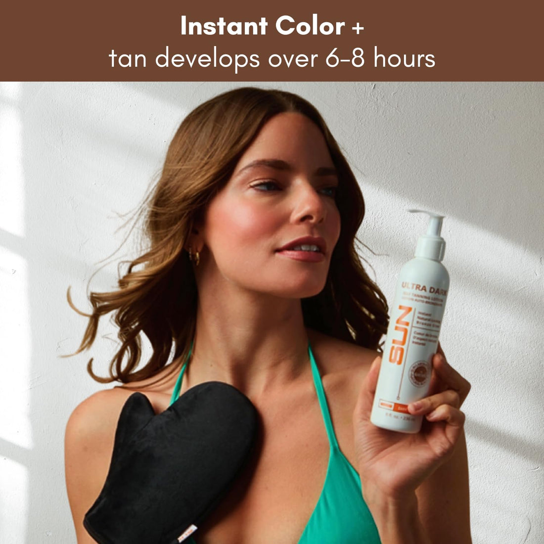 Sun Self Tanning Lotion Ultra Dark Instant Tint - Dark 8oz/236ml