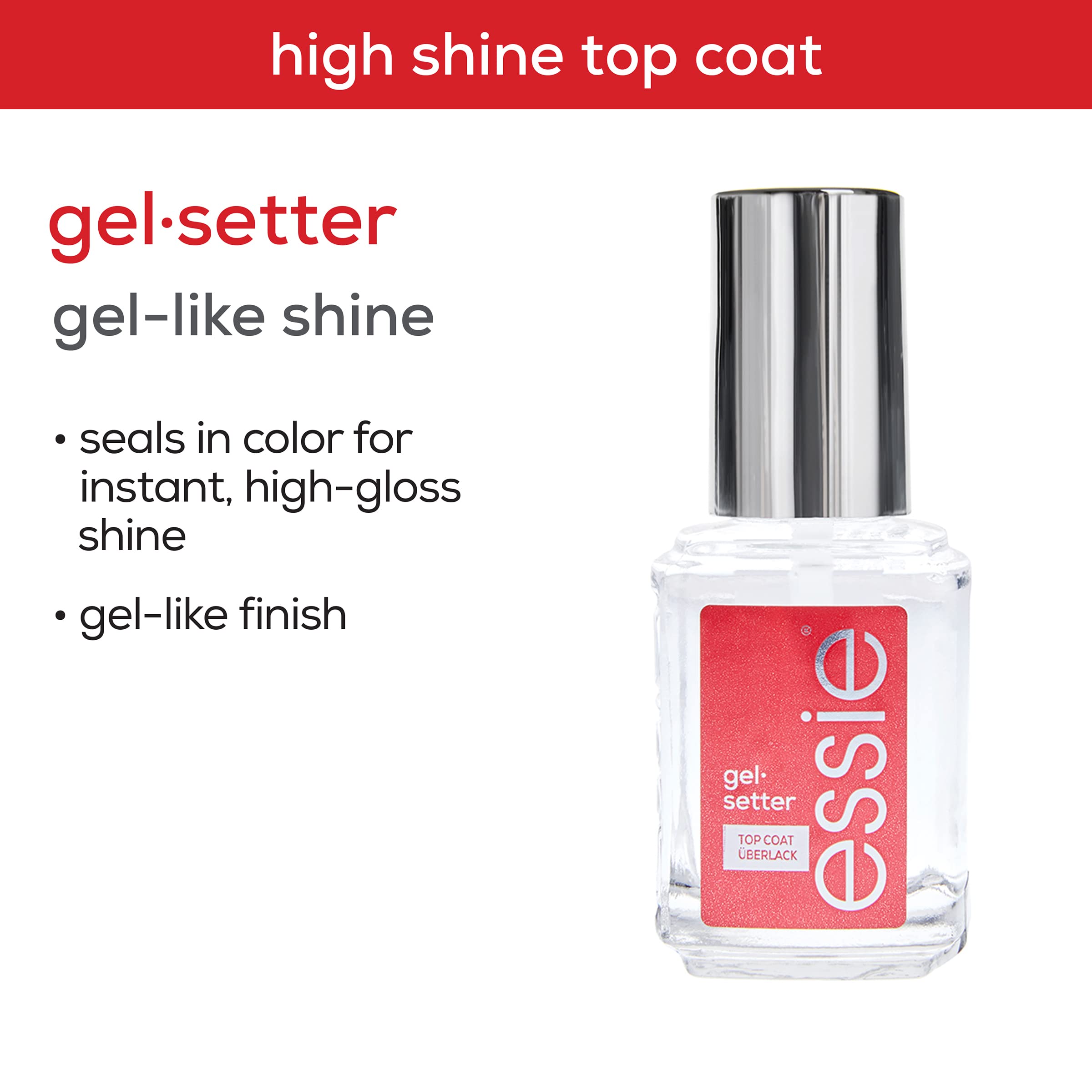 essie Gel Setter, 0.46 fl. oz.