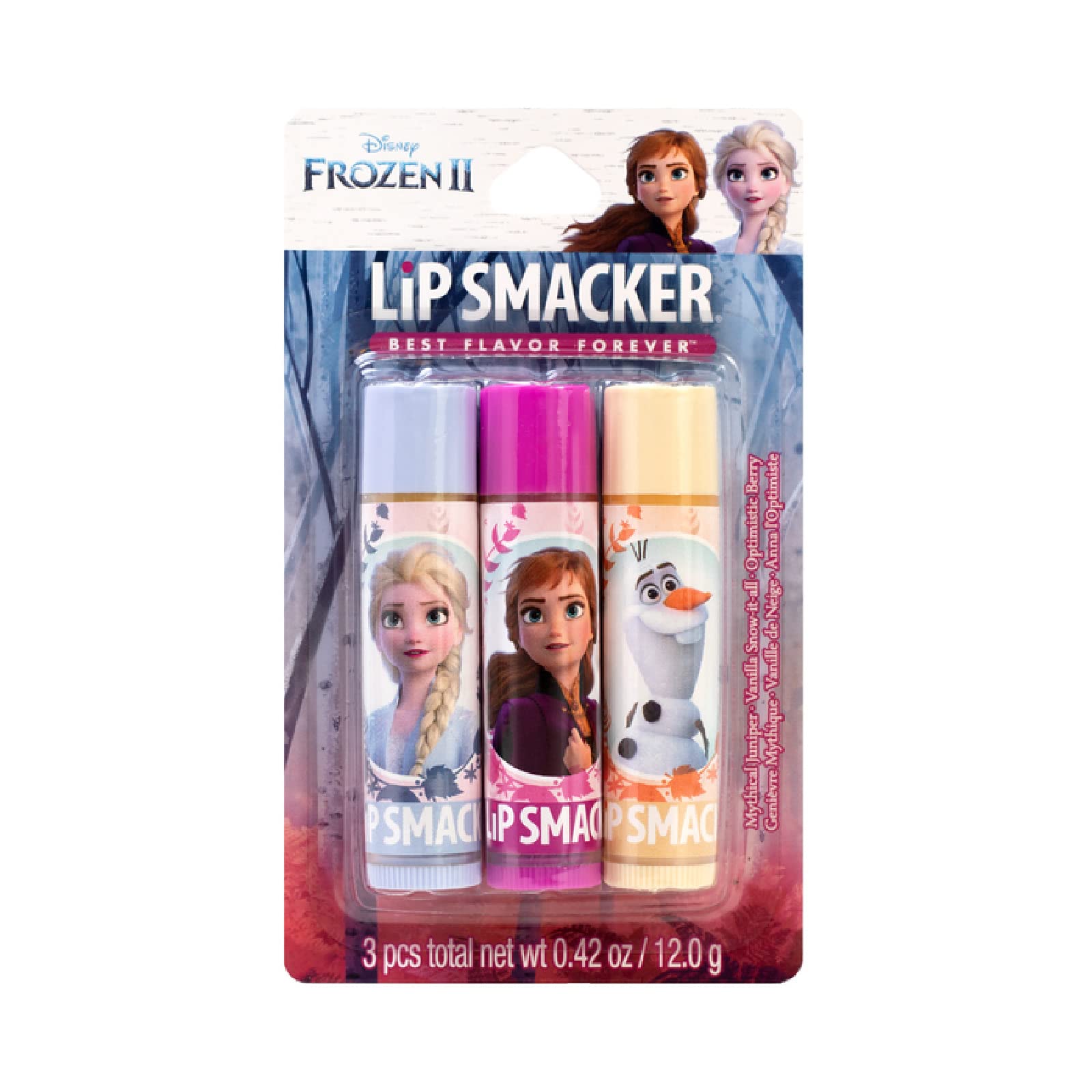 Lip Smacker Frozen ii lip balm trio, 0.42 Ounce