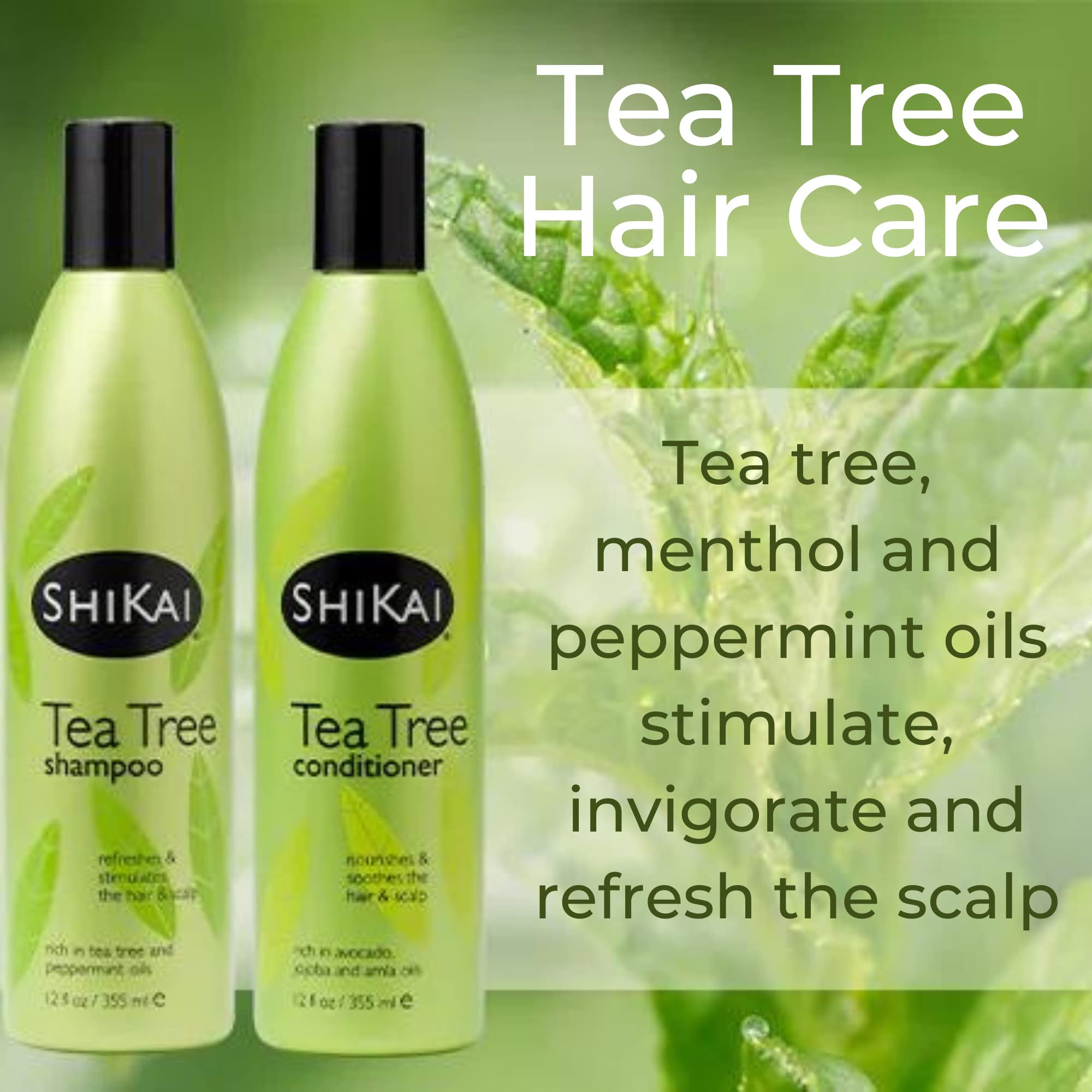 ShiKai - Natural Tea Tree Oil Conditioner, Rich in Natural Oils to Refresh & Stimulate the Hair and Scalp (24 Ounces)