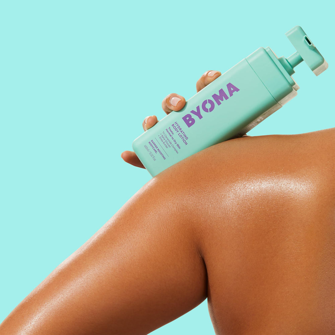 BYOMA Hydrating Body Lotion – Deeply Hydrates & Nourishes with Tri-Ceramide Complex, Shea Butter & Beta Glucan Skin Barrier, 13.52 Fl. Oz