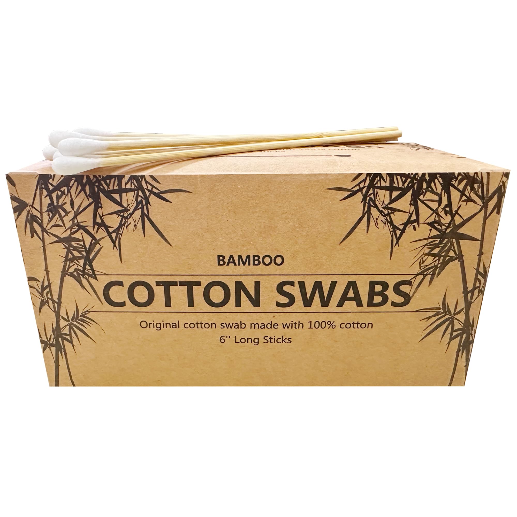 Cotton Swabs with Wooden Handle 6 Inch 700 Pieces Long Applicator Single Tip, Accessory For Gun Cleaning, Jewelry, Ceramics, Electronics, Fabric Decoration, Arts and Crafts, Cats and Dogs