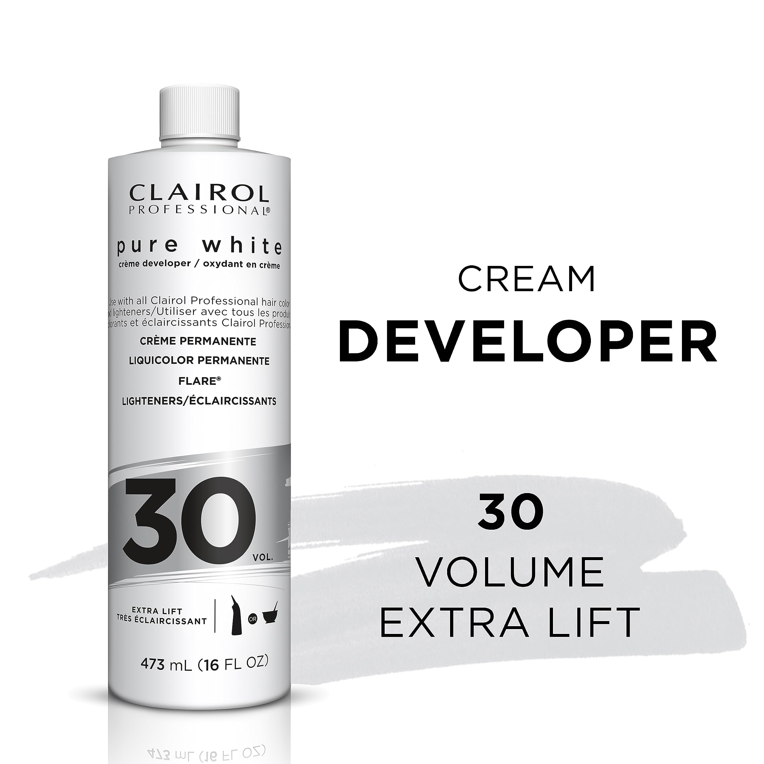 Clairol Soy 4Plex Pure White Developer 30 Volume Creme 16Oz Hc-04915
