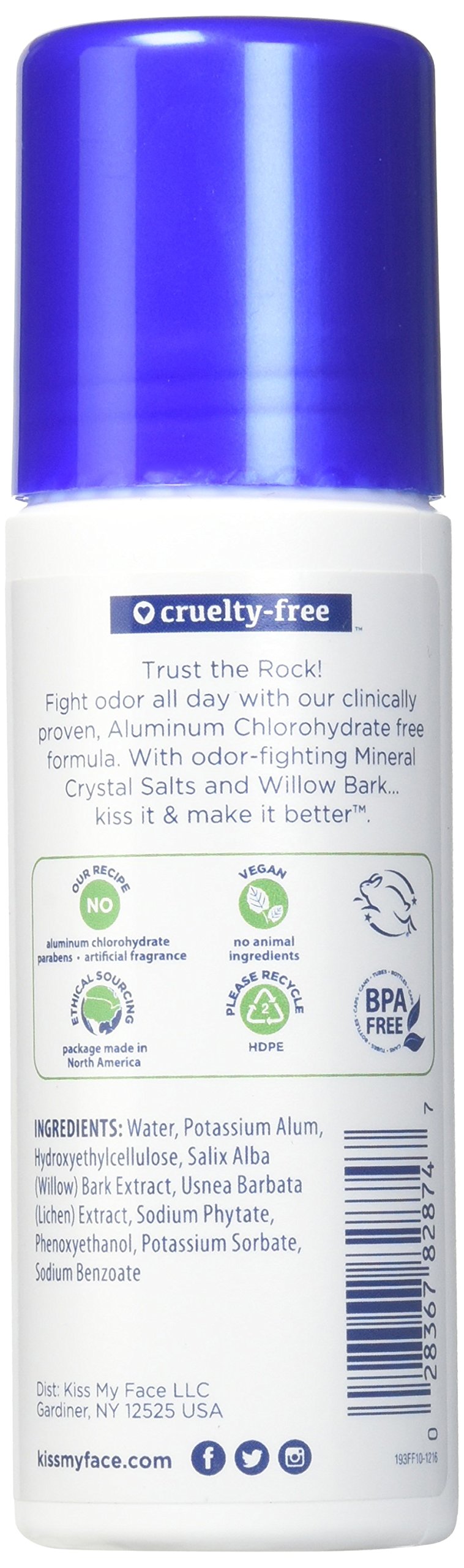Kiss My Face: Natural Liquid Rock Deodorant, 3 Oz (3 Pack)
