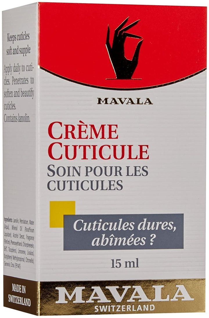 Mavala Cuticle Cream for Soft and Beautiful Cuticles, 0.5 Ounce