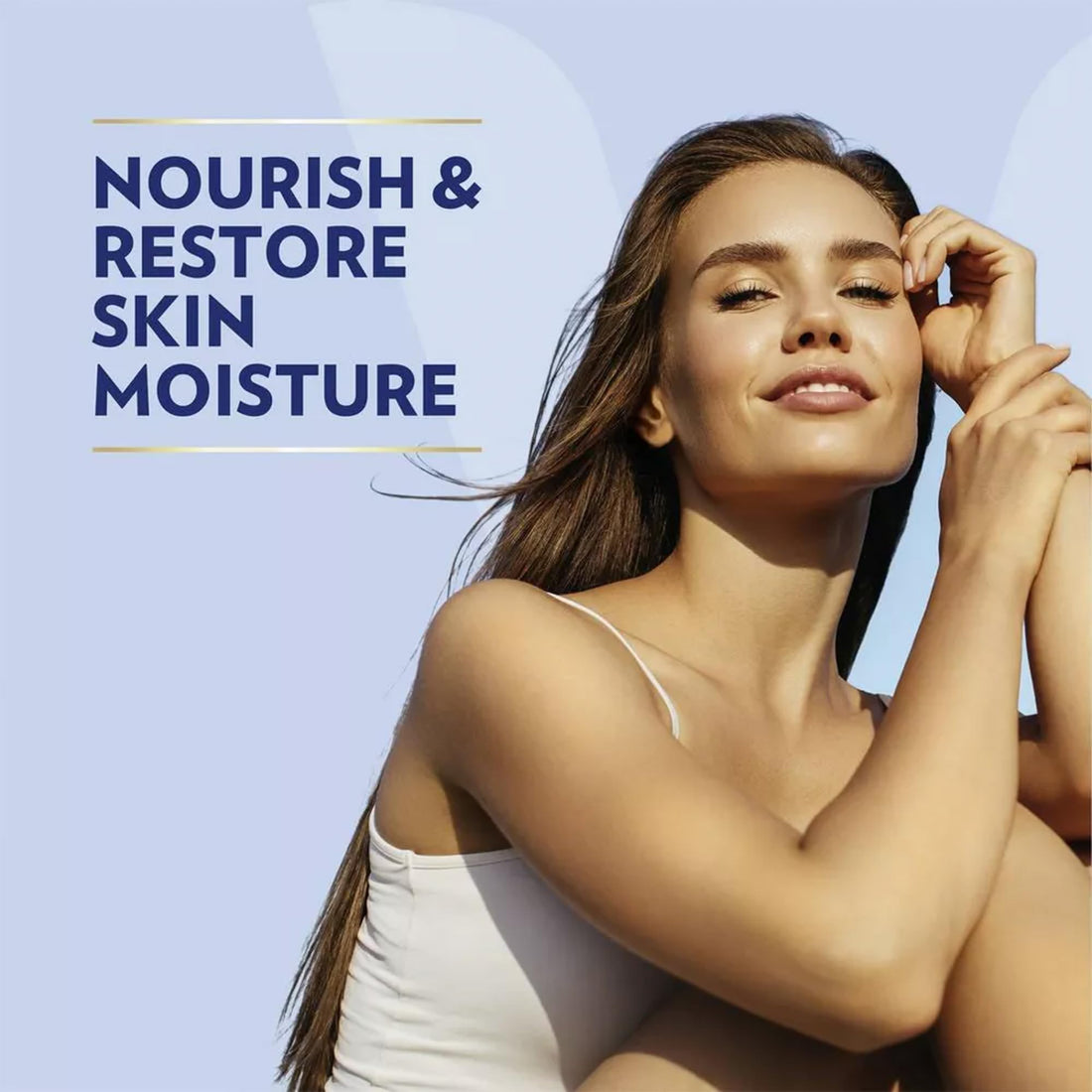 Vaseline Lotion, Intensive Care Nourishing Moisture 2-Pack – Moisturizer with Oat Extract + Ultra-Hydrating Lipids for Healing Extremely Dry Skin, 2 Oz Ea