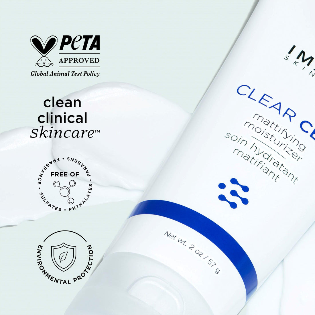 IMAGE Skincare, CLEAR CELL Mattifying Moisturizer, Facial Lotion Hydrates Oily Prone Skin, Removes Excess Shine, 2 oz