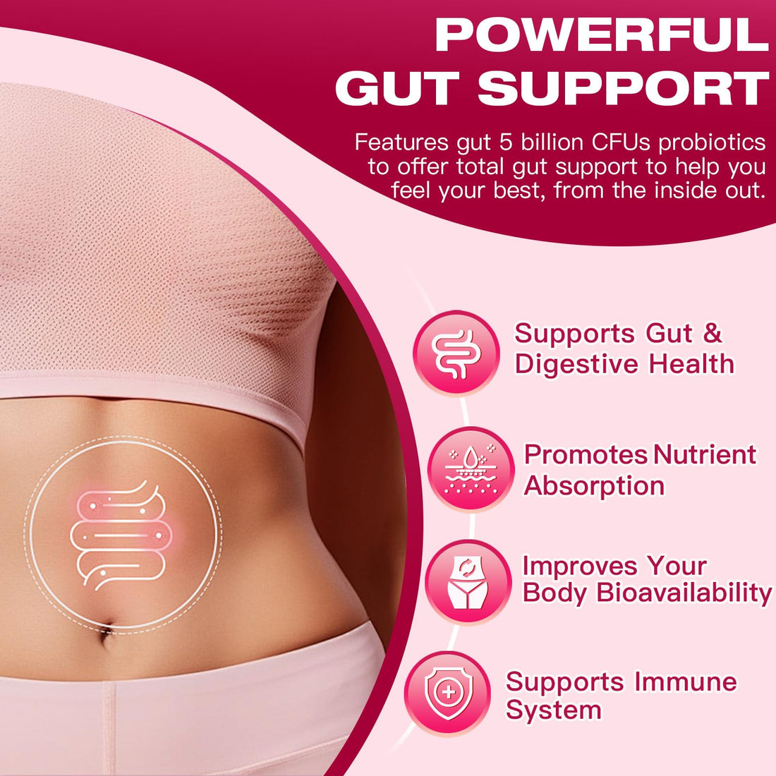 Multi Collagen Peptides Powder with Probiotics - Type I II III V X - Hydrolyzed Collagen Peptides with Multivitamins, Hyaluronic Acid & Biotin - Support Skin Hair Nail Joints & Gut, 35 Servings