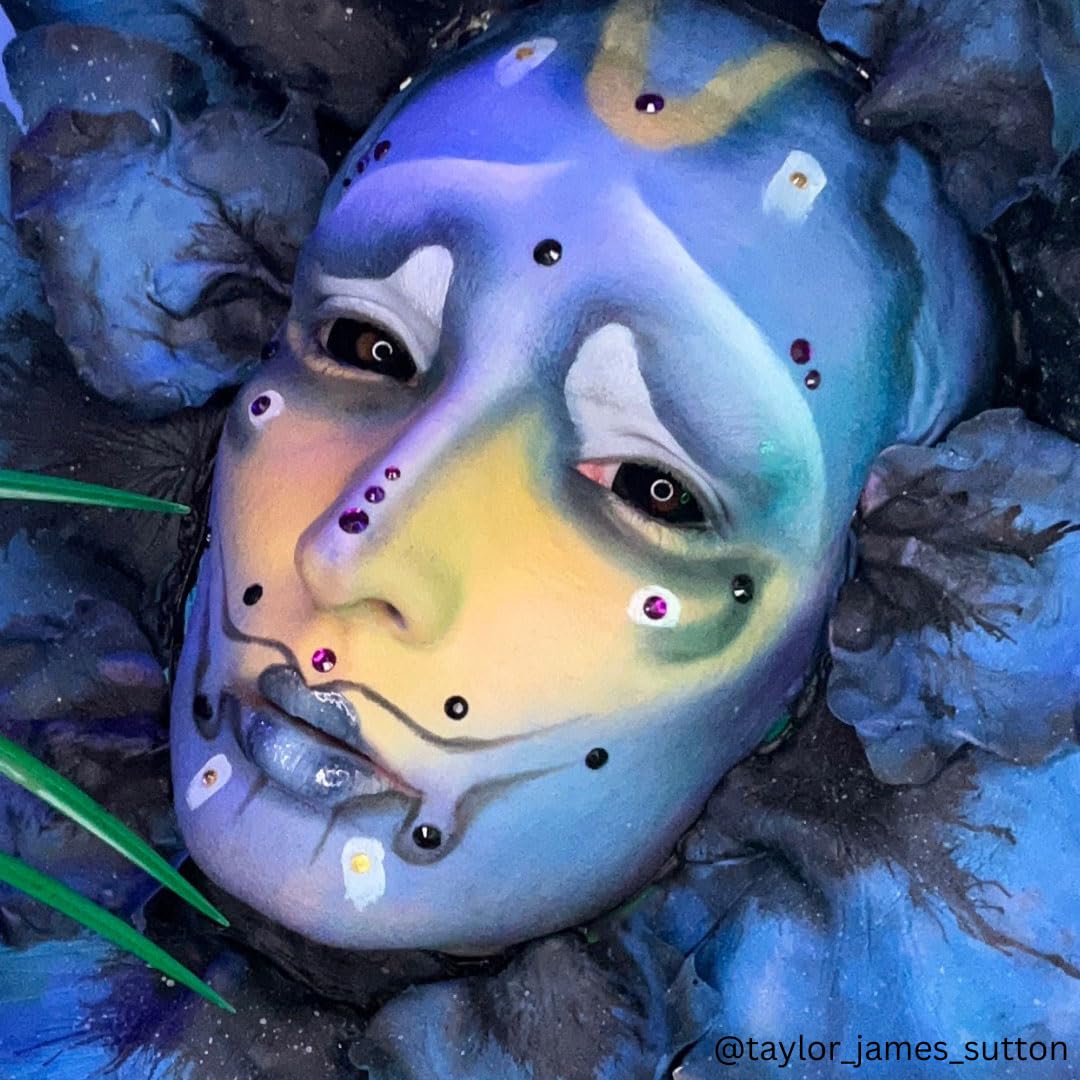 Mehron Professional Liquid Makeup #111 Blue, 4.5 Ounce