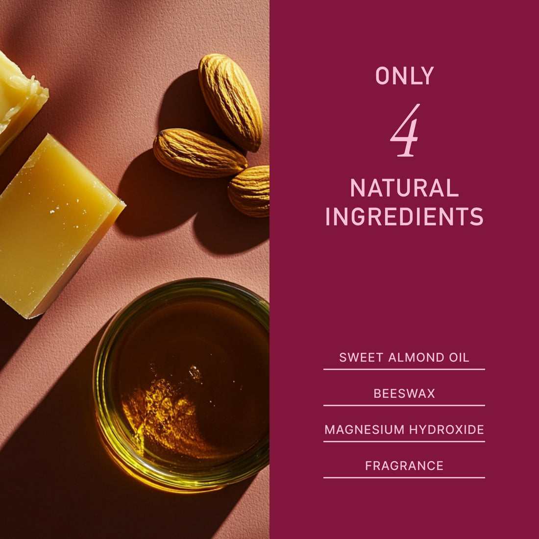 MAGSOL Organics Natural Deodorant for Women - Aluminum Free Deodorant for Women, Rose, 3.2 oz