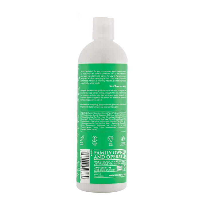 Renpure Tea Tree Lemon Sage Refreshing Moisture Conditioner, 16 Ounce