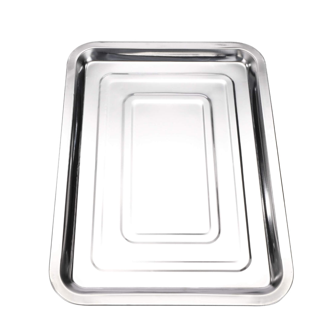 Tattoo Stainless Steel Tray,New Star Tattoo 3 Pack Stainless Steel Tattoo Trays 13 1/2 x 10 Dental Body Piercing Instrument Tool Flat for Tattoo Supplies