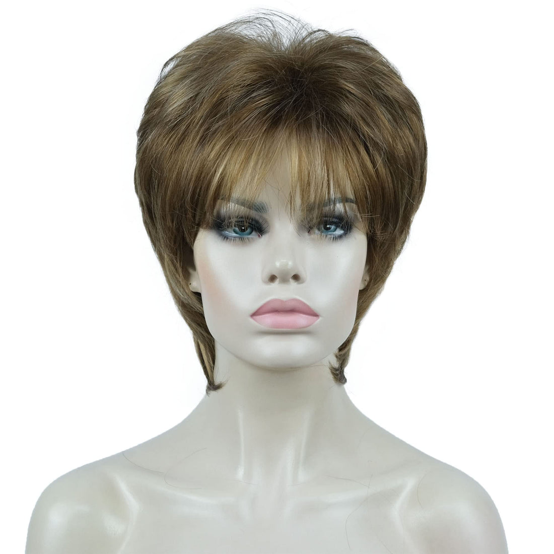#V6: Aimole Short Layered Body Wave Wigs Synthetic Women'S Wig Full Hair #V6