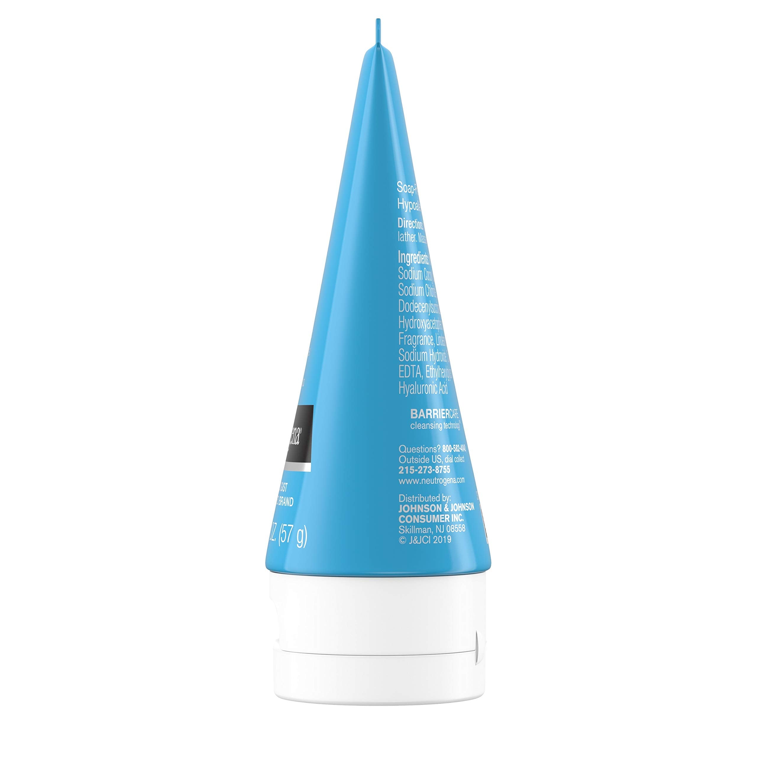 Neutrogena Hydro Boost Lightweight Hydrating Facial Cleansing Gel, Makeup Remover with Hyaluronic Acid, Dermatologist Recommended, Hypoallergenic, and Non Comedogenic, Travel-Size, 2 oz (Pack of 24)