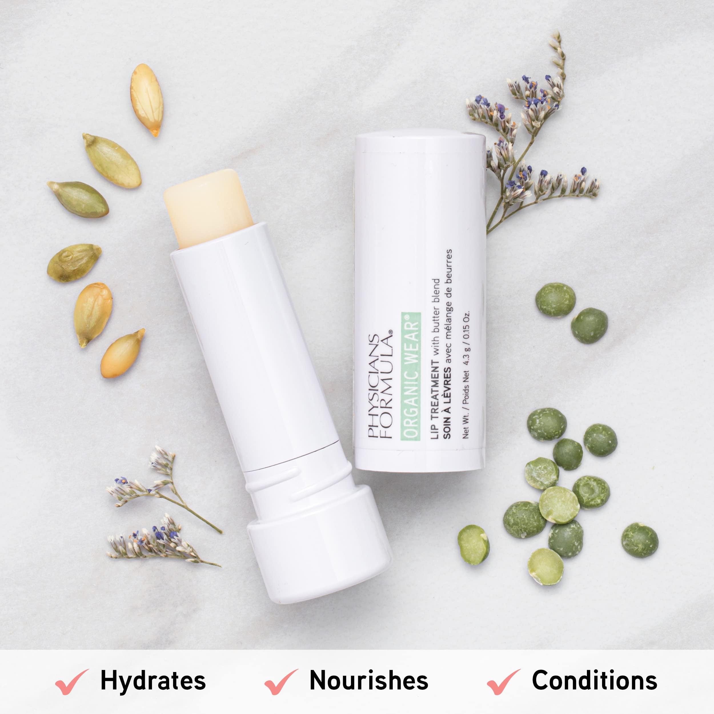 Physicians Formula Organic Wear Lip Treatment, Treat, 0.15 Ounce