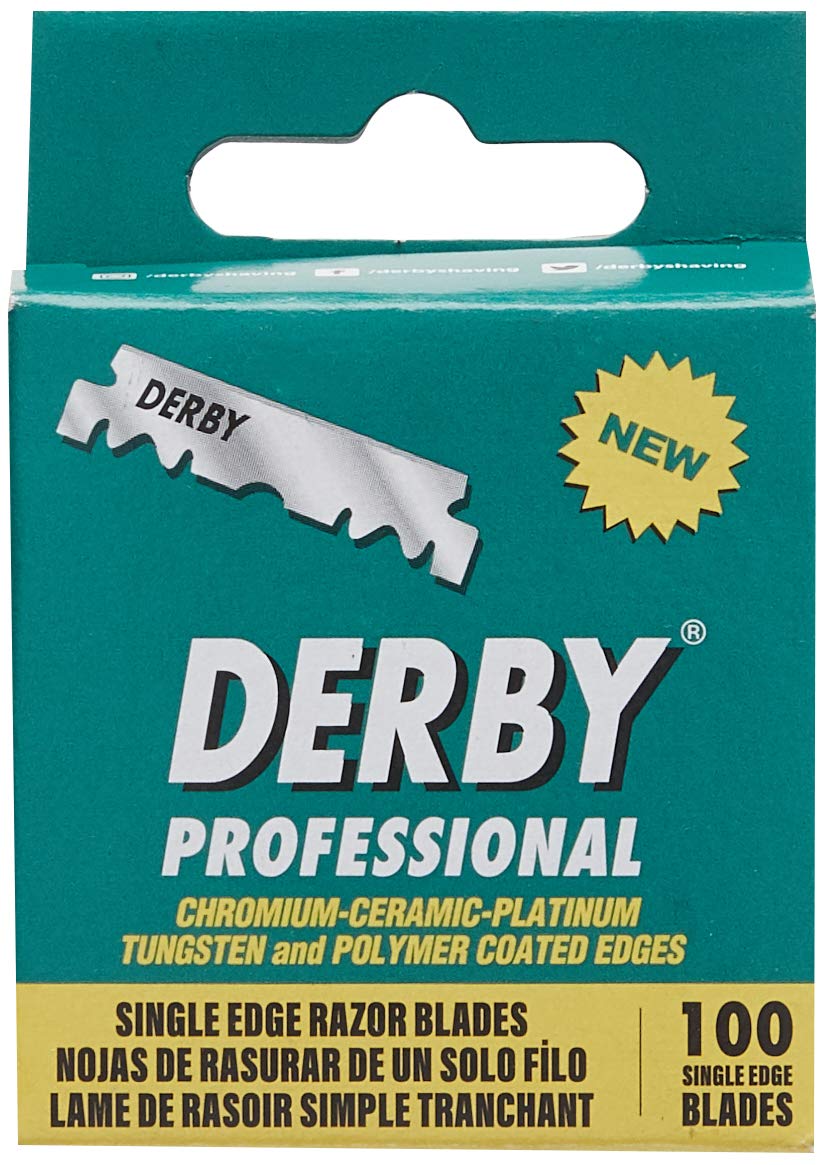 100 Derby Professional Single Edge Razor Blades