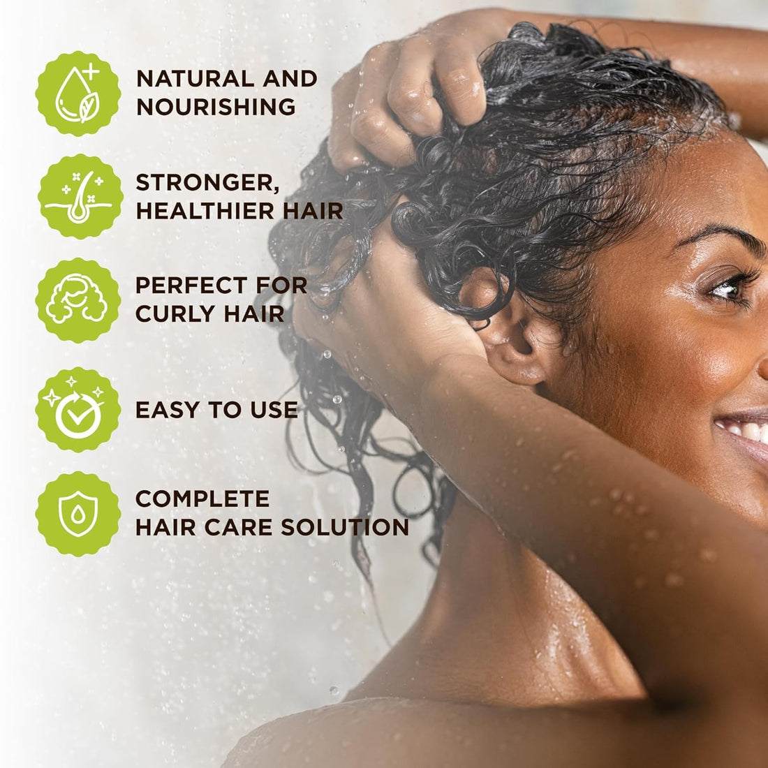 Esha Girl Natural – Curl Hydrating Conditioner - Moisturize 3C & 4C Curls with Coconut & Rosemary Oils, Biotin - Tropical Fruit Scent (12 Oz.)