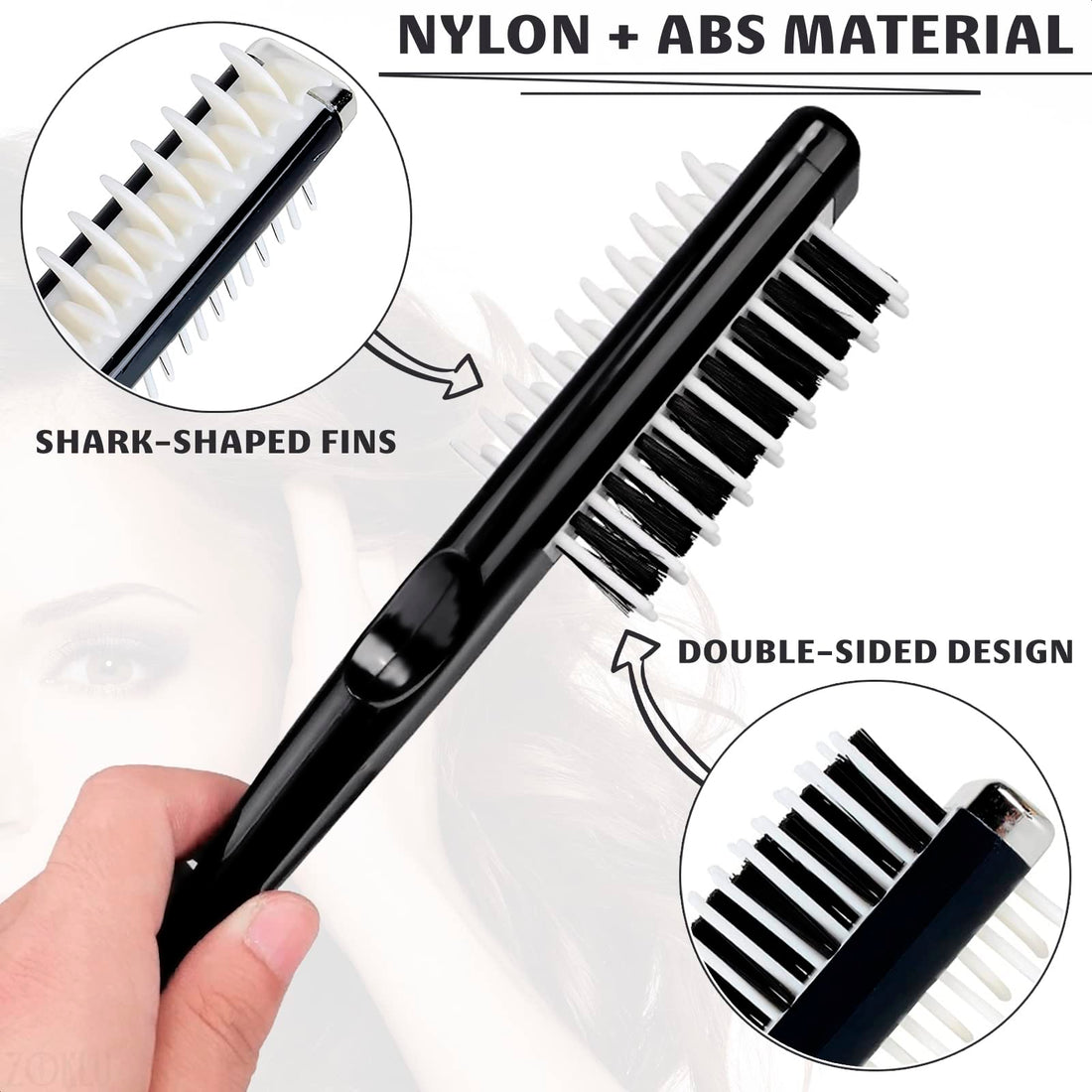 Hair Comb, Style Combs Instant Hair Volumizer Suitable for All Hair Types, Women Men Portable Hair Styling Comb Multifuncional Combing Brush Hair Styling Tool