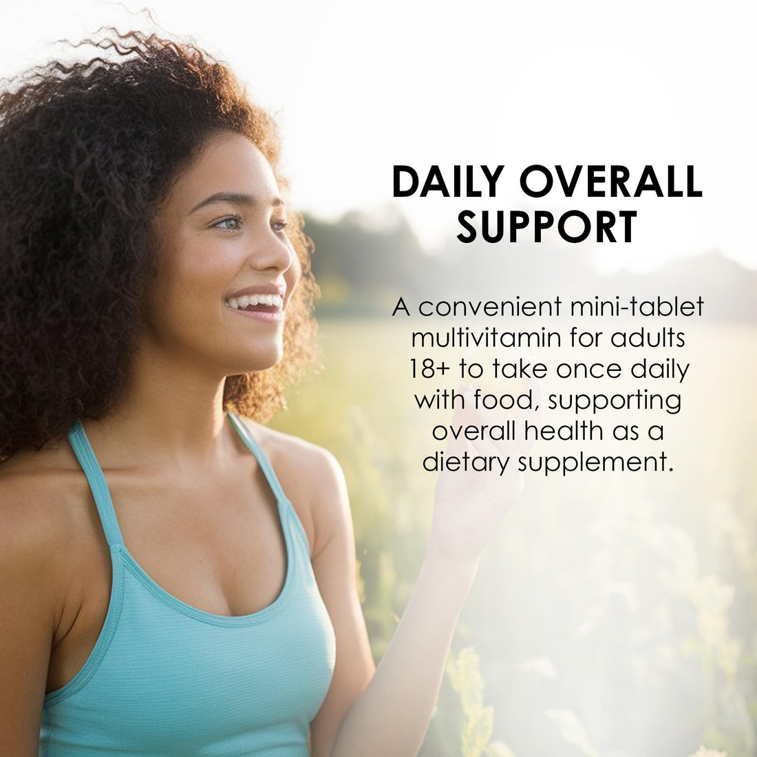 MASON NATURAL Daily Mini Multi Vitamins with Iron, Vitamins A, C, D, E, B1, B2, B3, B6, B12, Folate & Calcium, 100 Day Supply per Bottle (3-Pack)