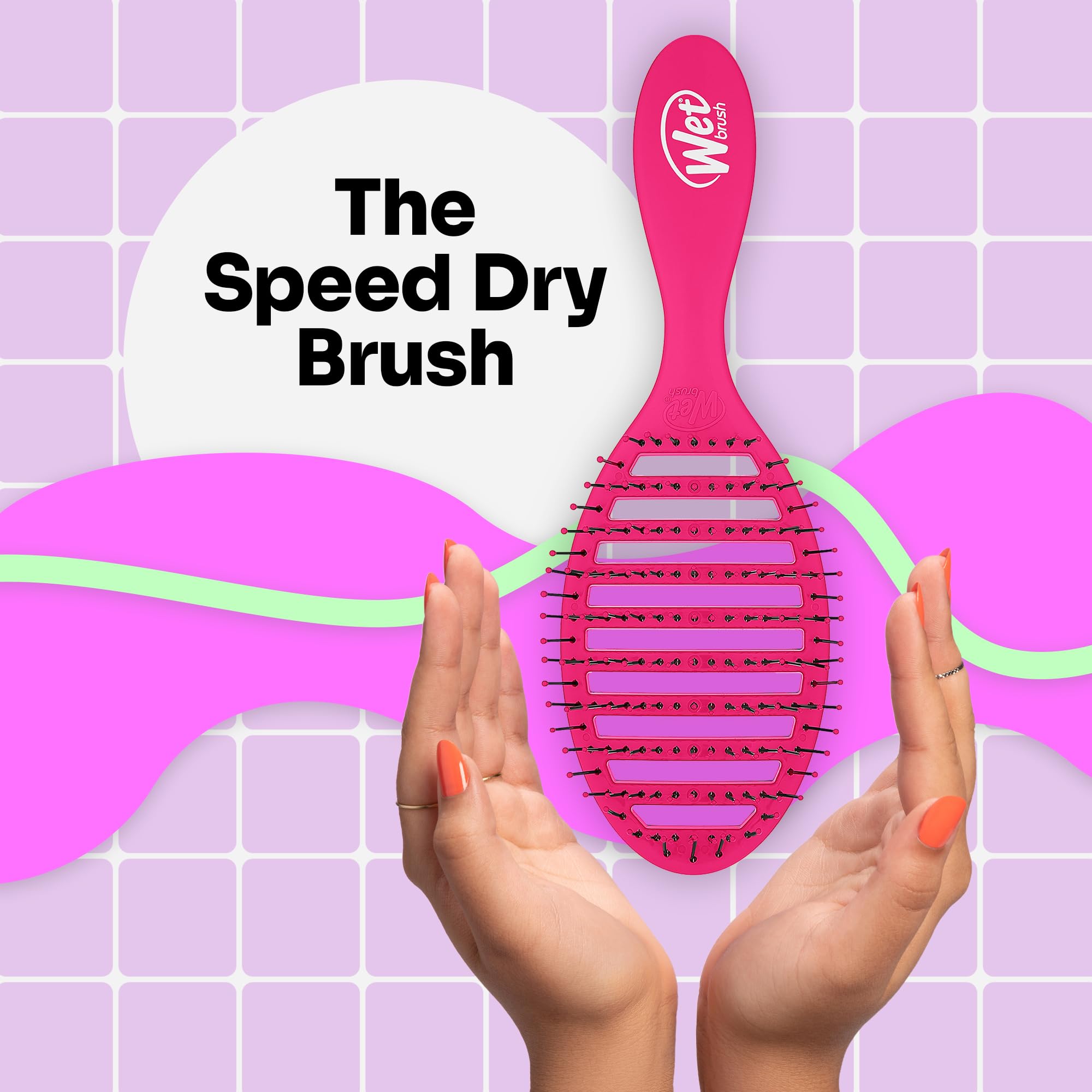 Wet Brush ® Speed Dry â„¢ Vented Hair Brush for Blow Drying (Pink)