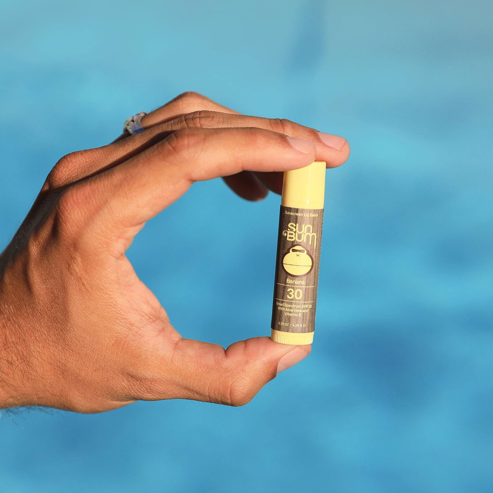 Sun Bum Sunscreen Lip Balm, Banana, SPF 30.15oz Stick, Lip Sunscreen, Paraben Free