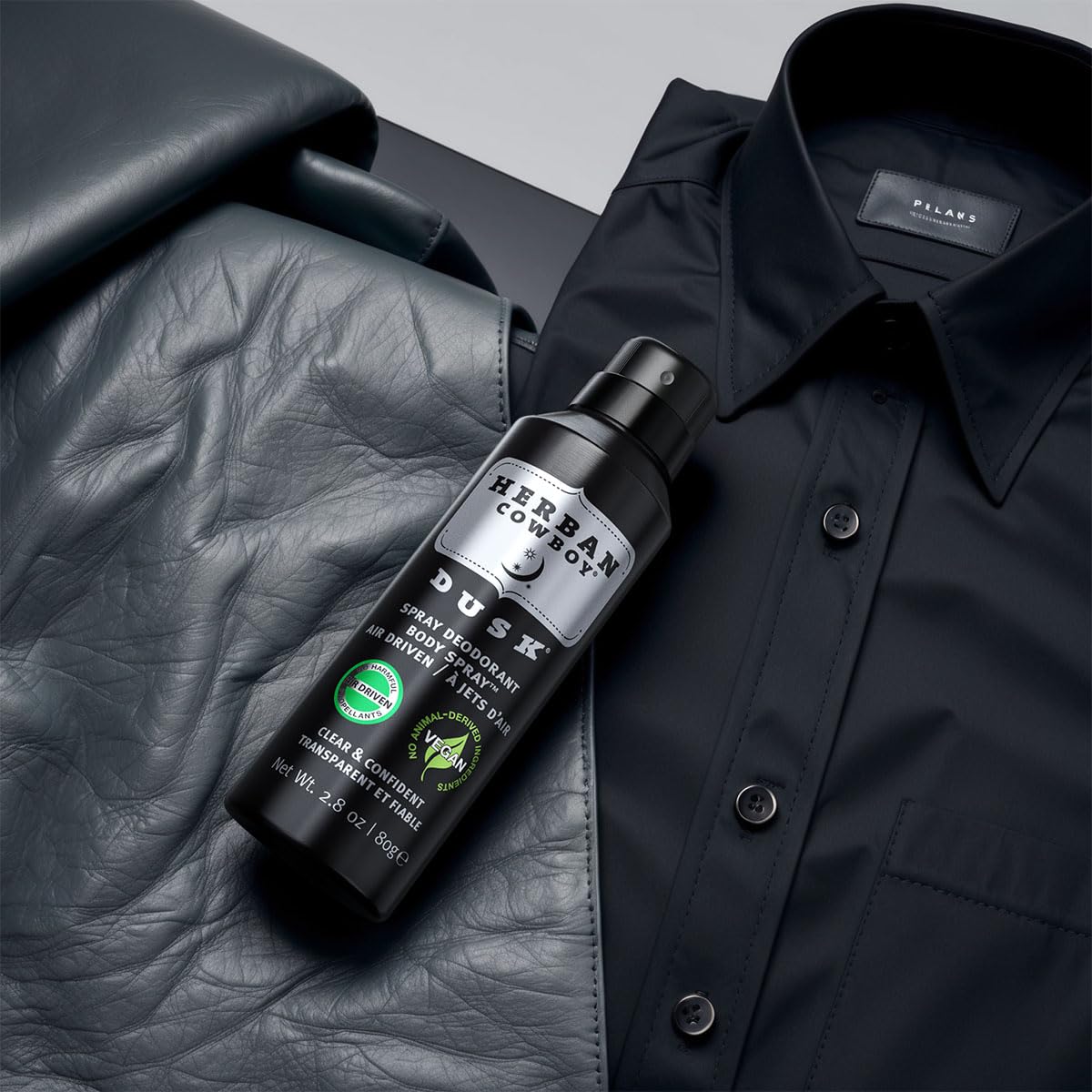 Herban Cowboy Dry Spray Deodorant, Dusk 2.8 Oz (Pack of 1)