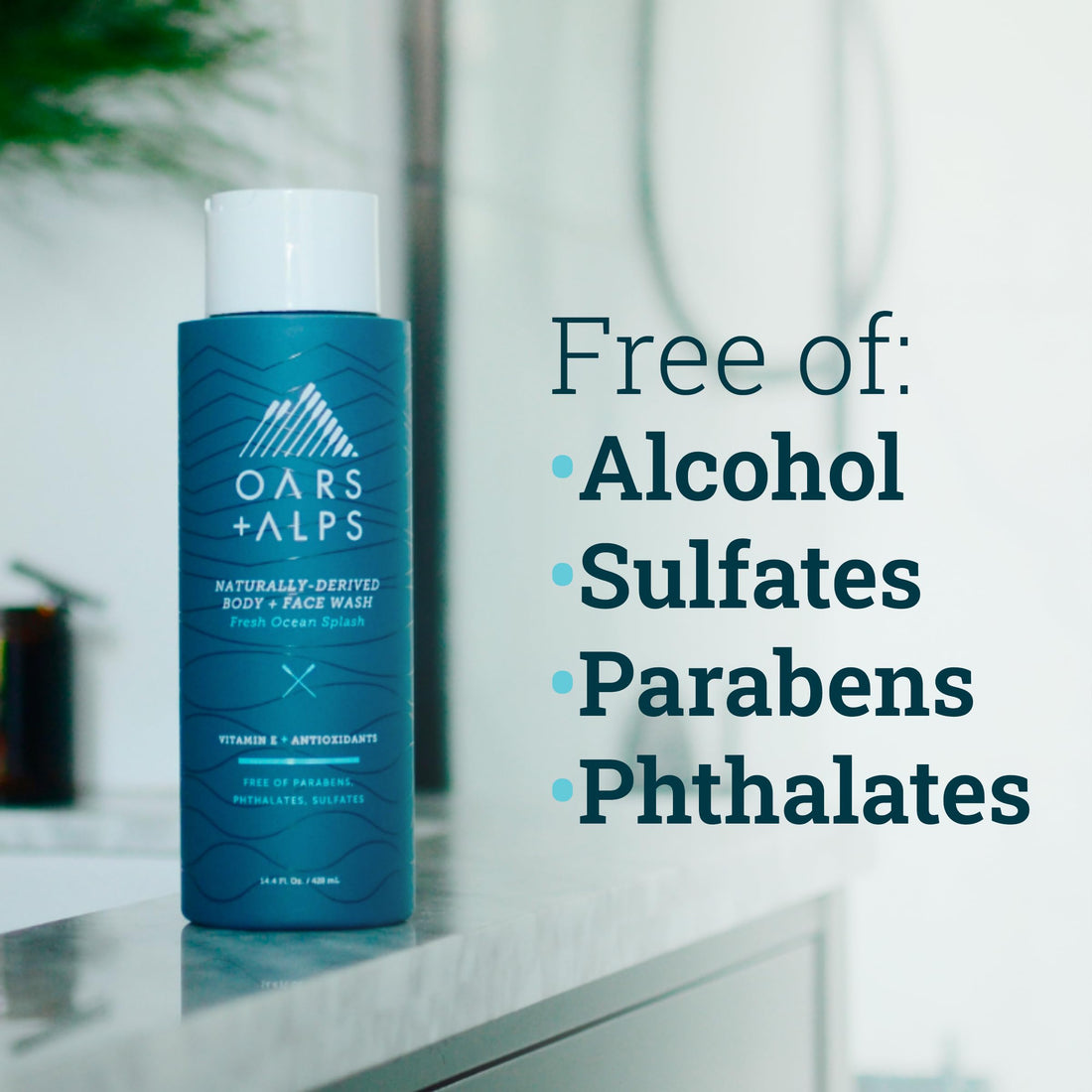 Oars + Alps Fresh Ocean Splash Body Wash 3pk