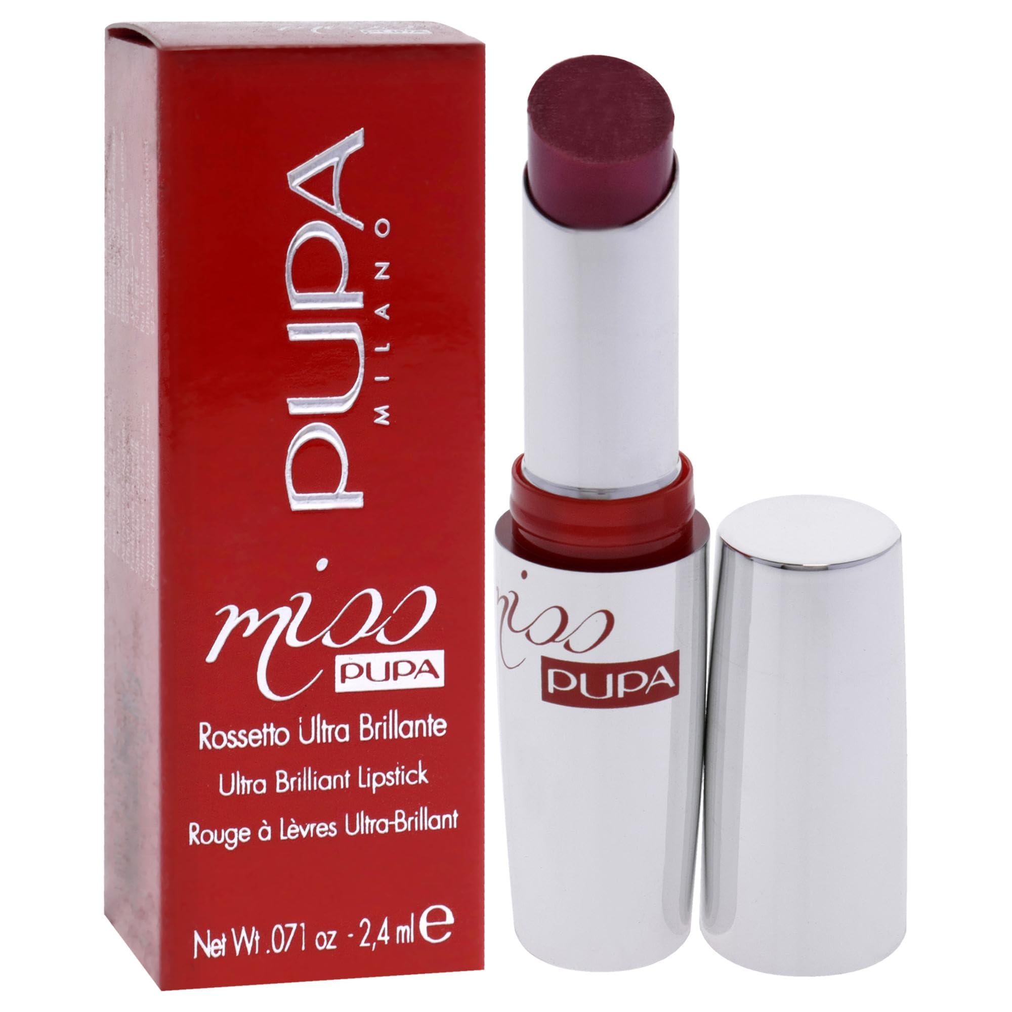 PUPA Milano Miss Pupa Lipstick by PUPA Milano - Ultra-bright, crystal effect lipstick (205 TIMELESS ROSE)