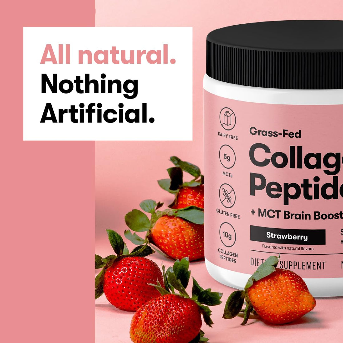 Perfect Keto Collagen Peptides Protein Powder with MCT Oil, Hydrolyzed Collagen, Type I & III Supplement, Gluten Free, Grass Fed, Low Carb, Keto Coffee Creamer, Collagen for Women & Men, Chocolate