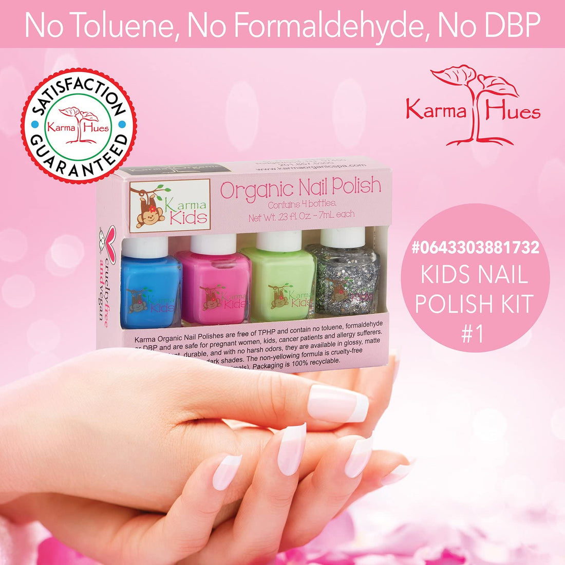 Karma Organic Spa Karma Kids Box Set No. 1 - Nail Polish; Non-Toxic, Vegan and Cruelty-Free