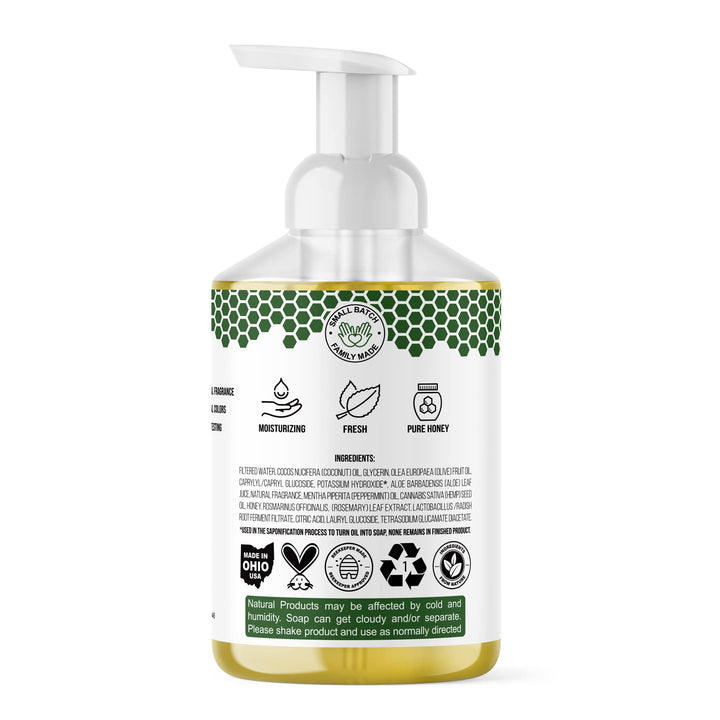 Peppermint , 32 Ounce : Beessential Refreshing Foaming Hand Soap 2 Pack, Peppermint, 32 Ounce