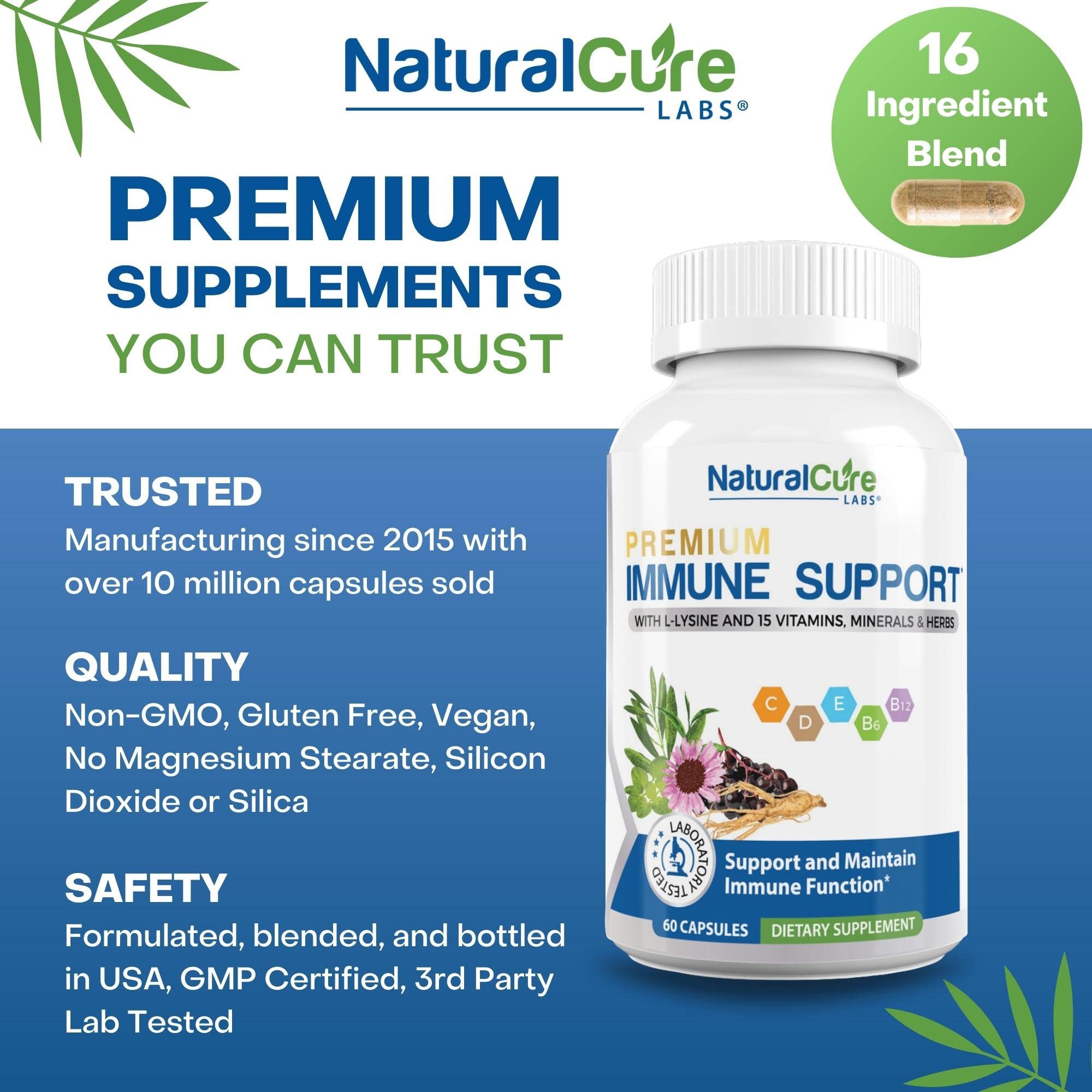 Natural Cure Labs Premium Immune Support