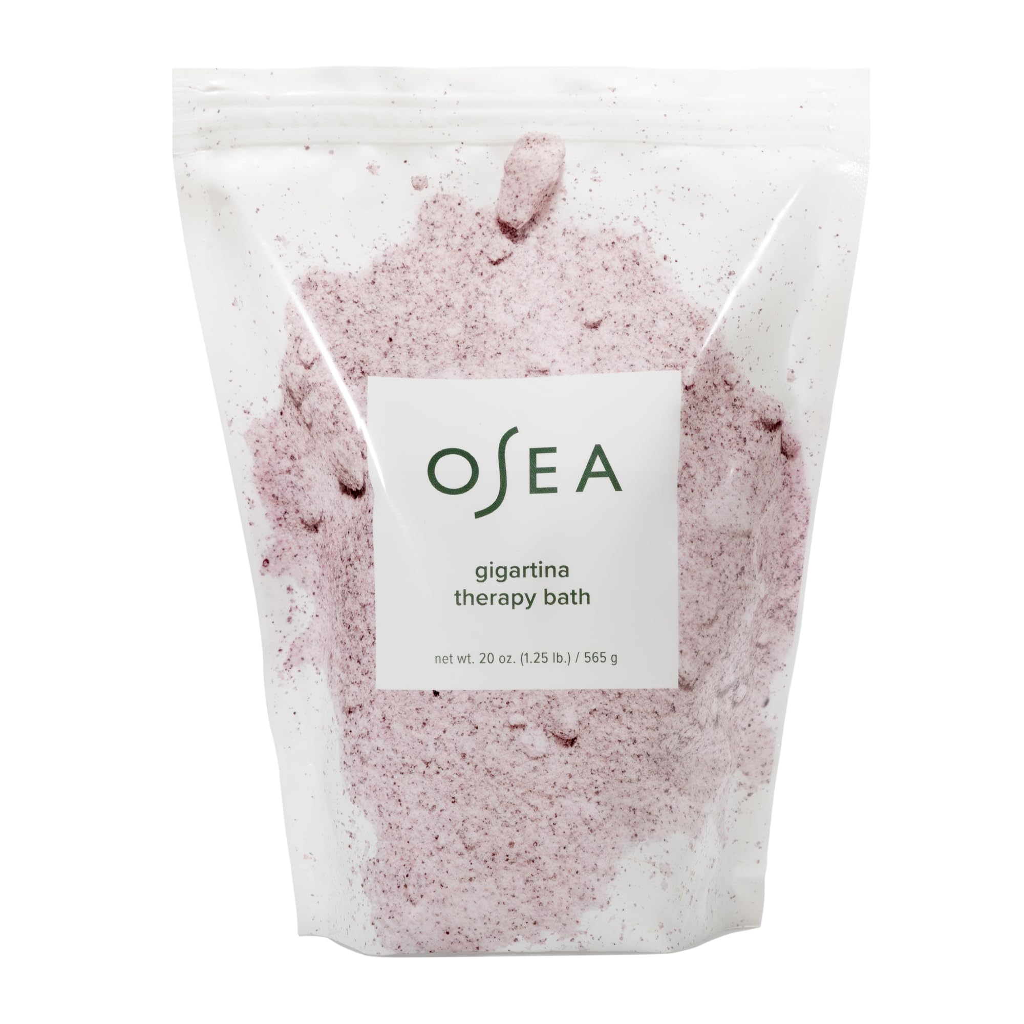 OSEA Lavendar Therapy Bath Soak 20 oz - Made with Gigartina - Luxurious Bath Salts for Women - Relaxing Bath Gifts - Moisturizing Soak for Dry Skin - Clean Beauty - Vegan Seaweed Bath Essentials