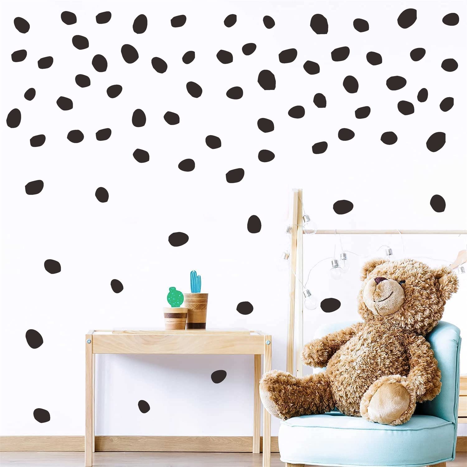 Polka Dots Wall Decal Irregular Dots Wall Decal Removable Vinyl Polka Dot Decor Modern Wall Sticker Nursery Wall Decor