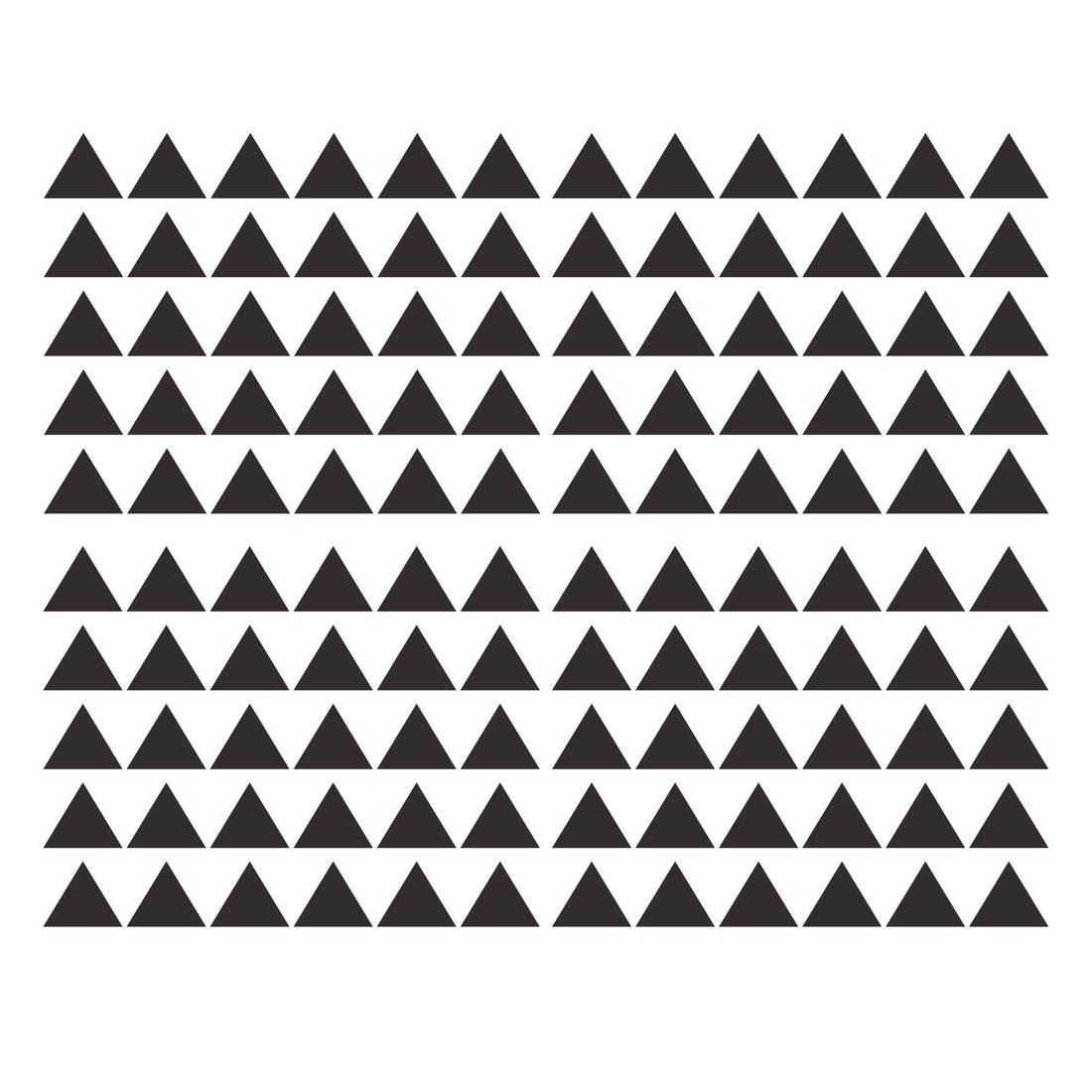 120 Pcs/Set Triangle Wall Pattern Decal Vinyl Stickers for Kids Boy Girl Baby Bedroom Playroom Art Decorations Removable Decor Home House Design YMX56 (Black)