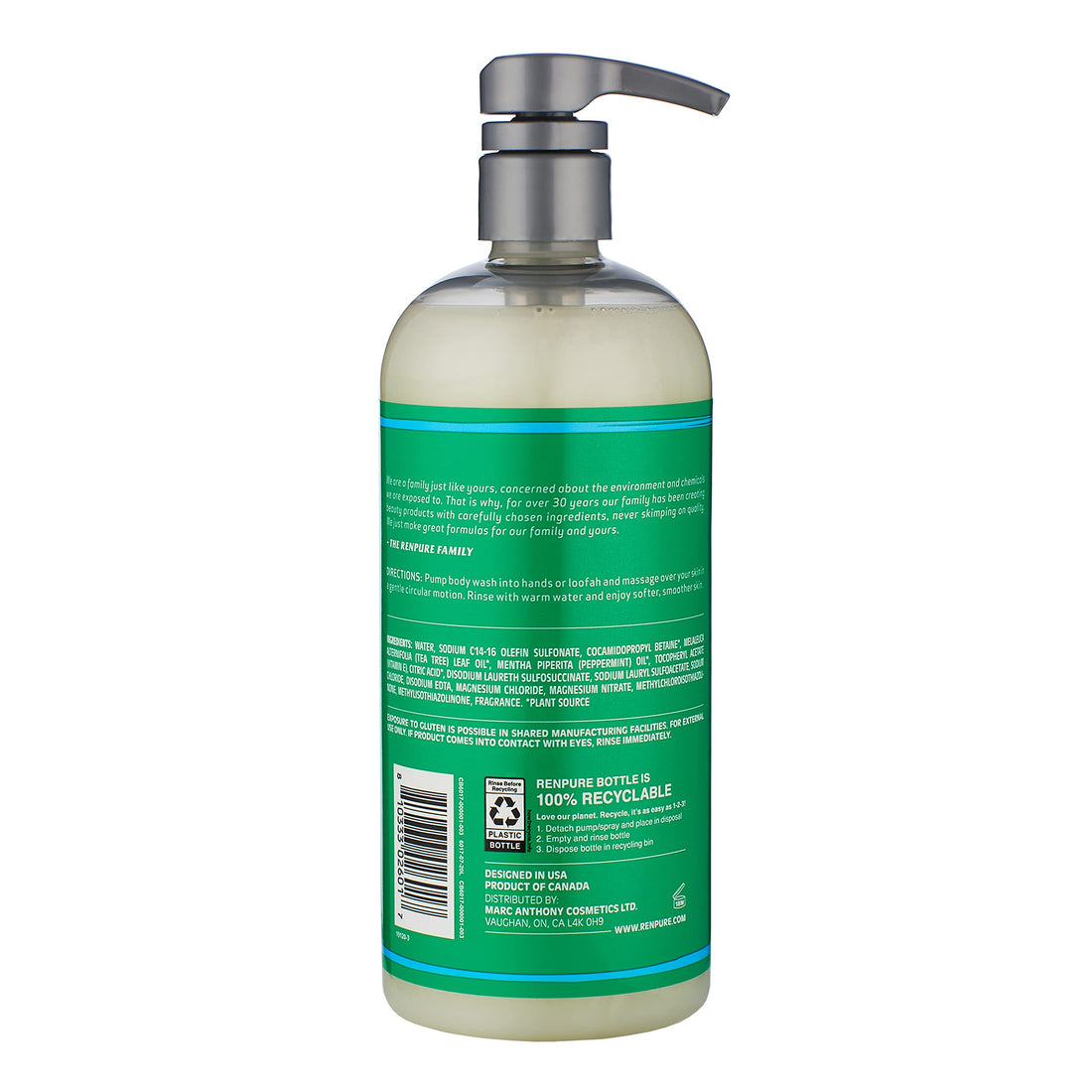 Renpure Tea Tree Mint Body Wash