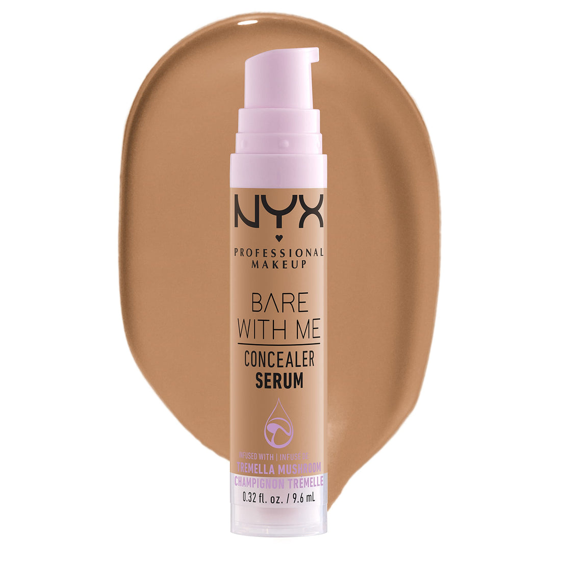 NYX PROFESSIONAL MAKEUP Bare With Me Concealer Serum, Sand, 0.32 Ounce