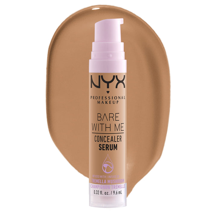 NYX PROFESSIONAL MAKEUP Bare With Me Concealer Serum, Sand, 0.32 Ounce