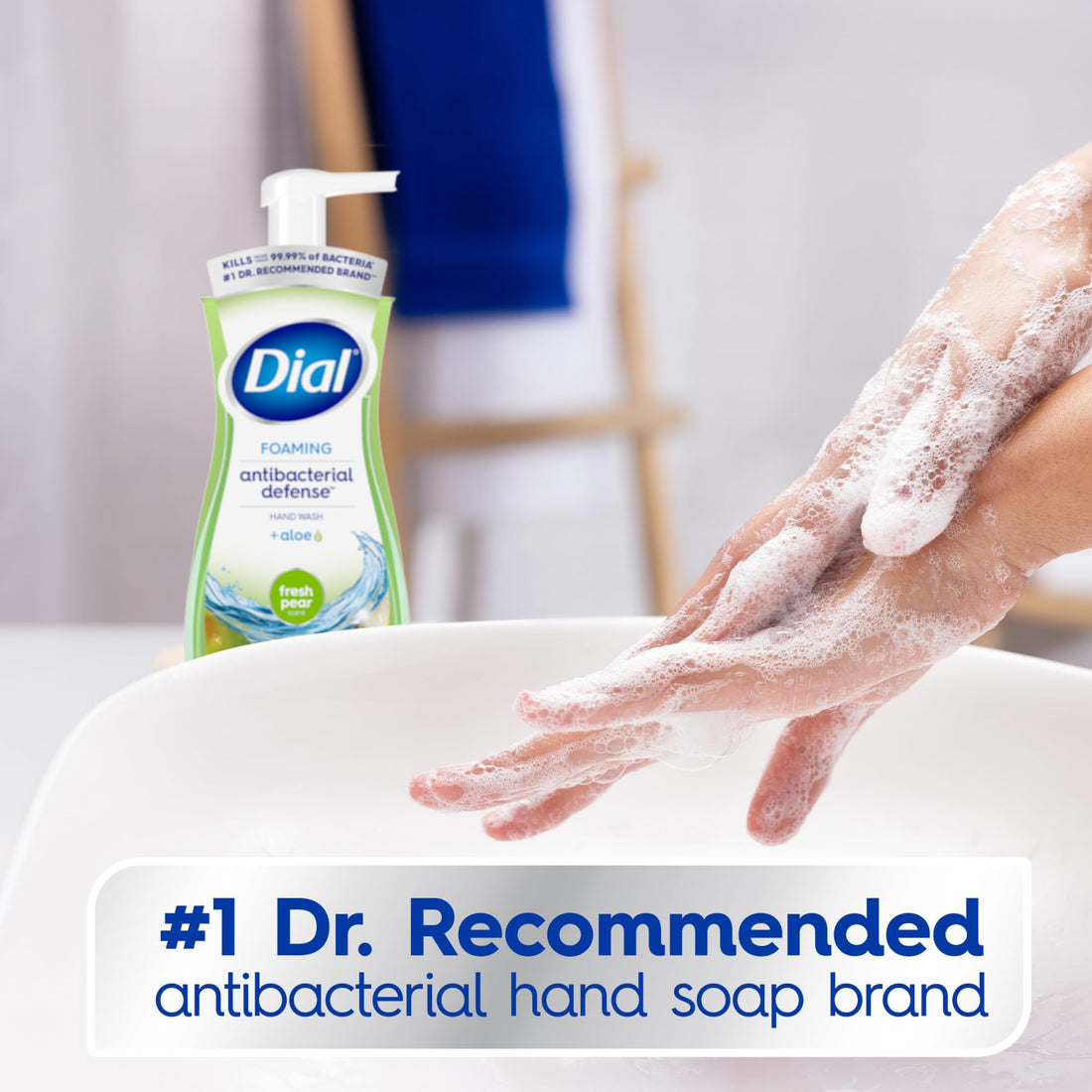 Dial Complete Antibac Foaming Hand Wash, Fresh pear-7.5 oz