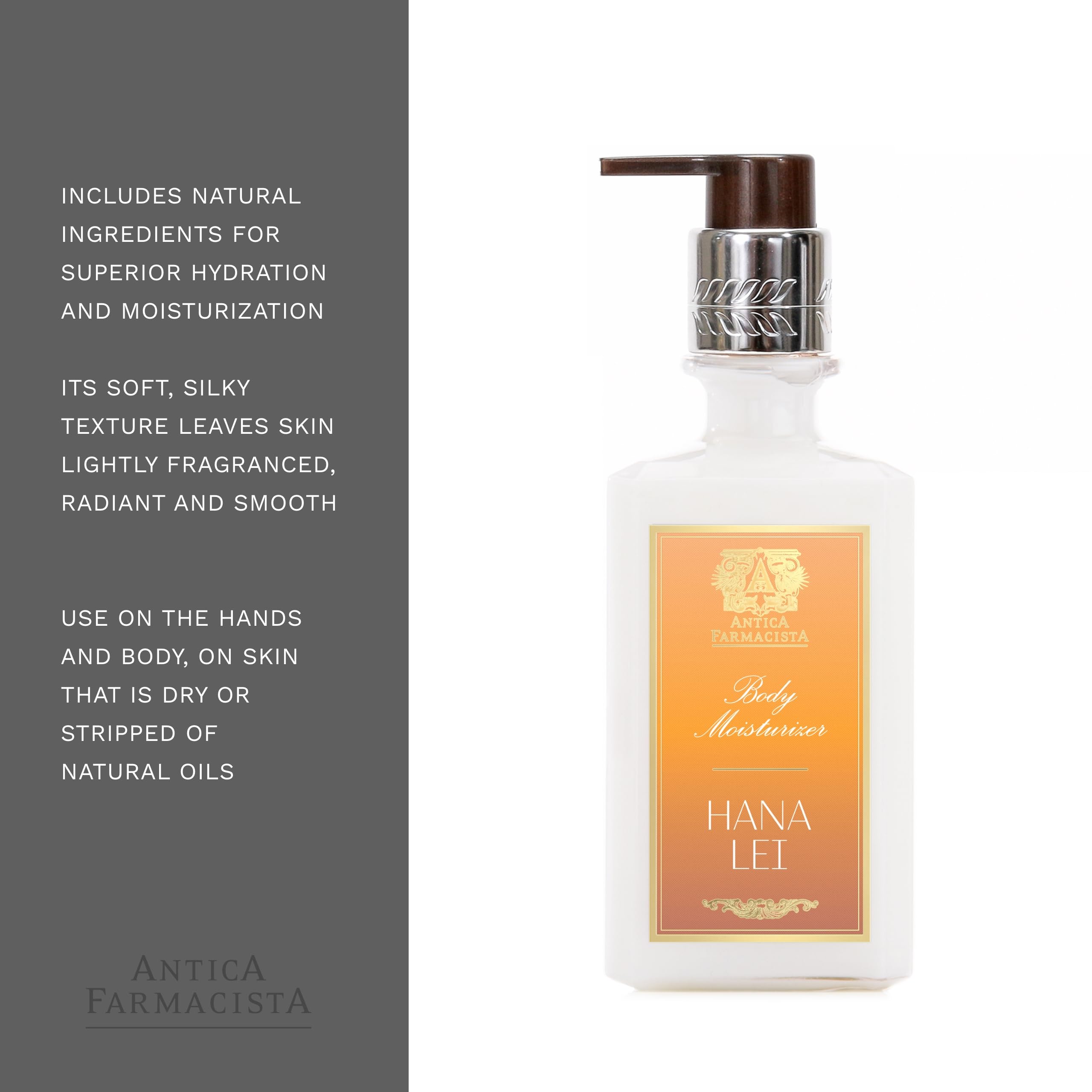 Antica Farmacista 10oz Hana Lei Body Moisturizer, 10 fl. oz.