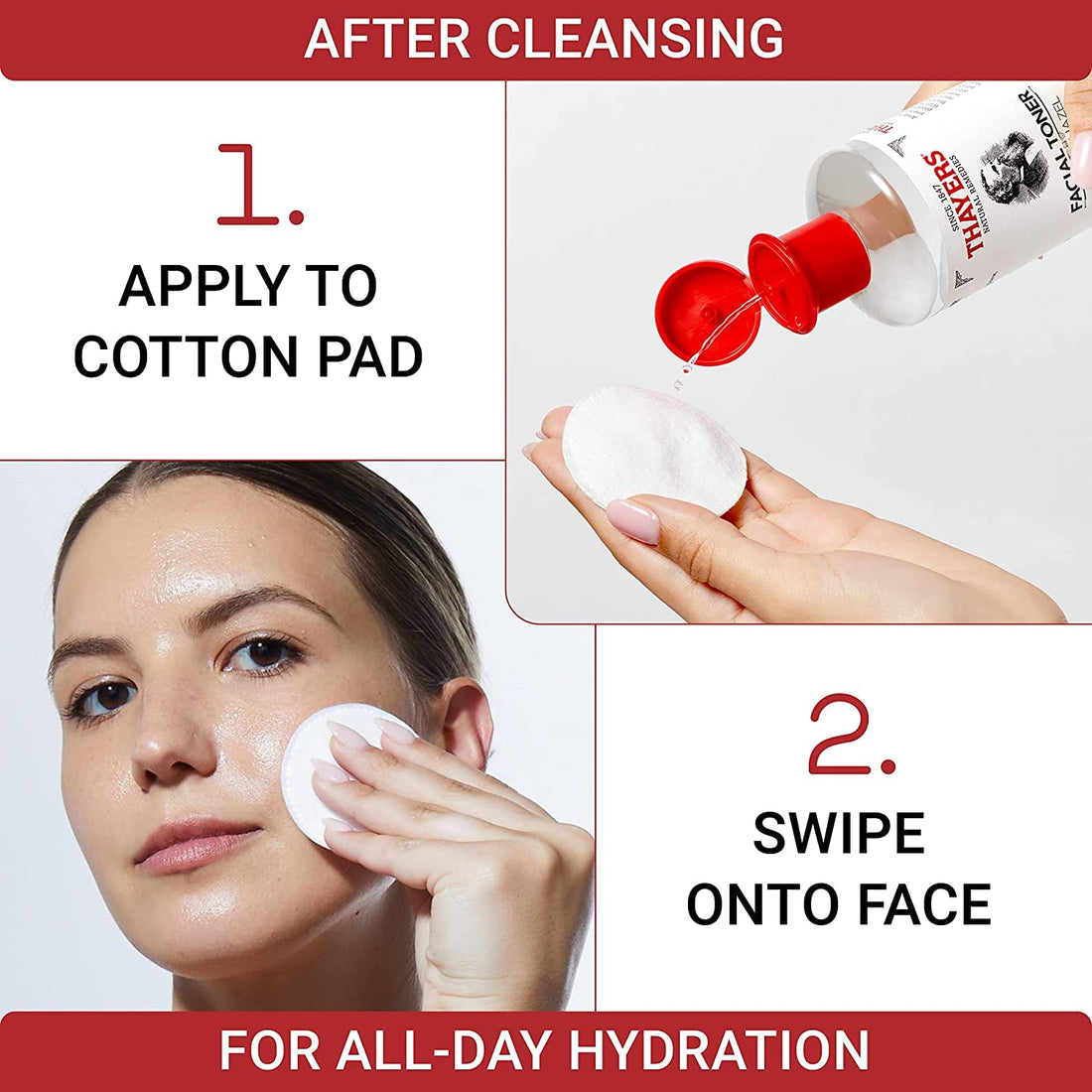 Thayers Alcohol-Free Witch Hazel with Organic Aloe Vera Formula Toner, Lavender 12 oz (Pack of 2)