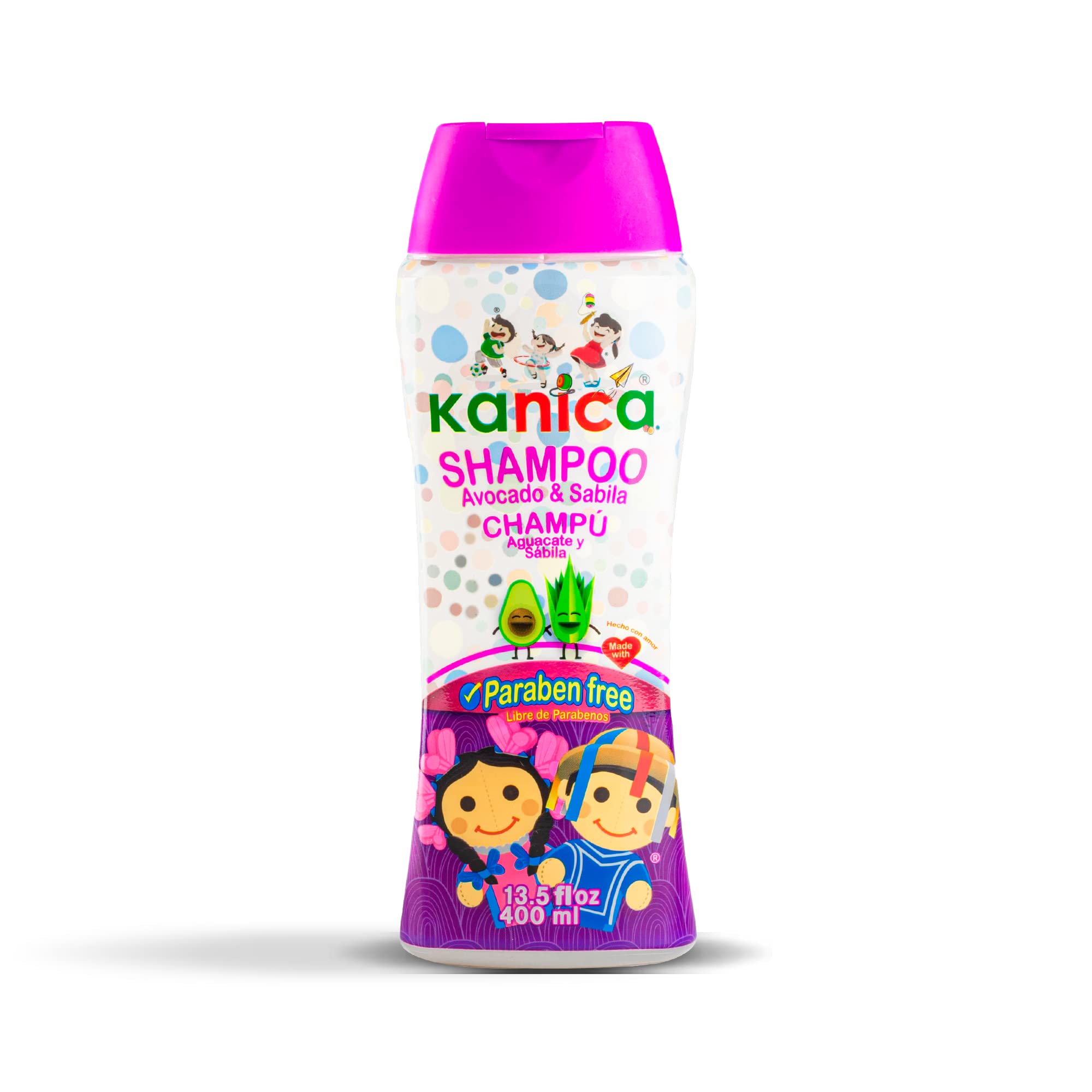 KANICA Shampoo Paraben Free with Aloe Vera and Avocado. Shampoo for Family