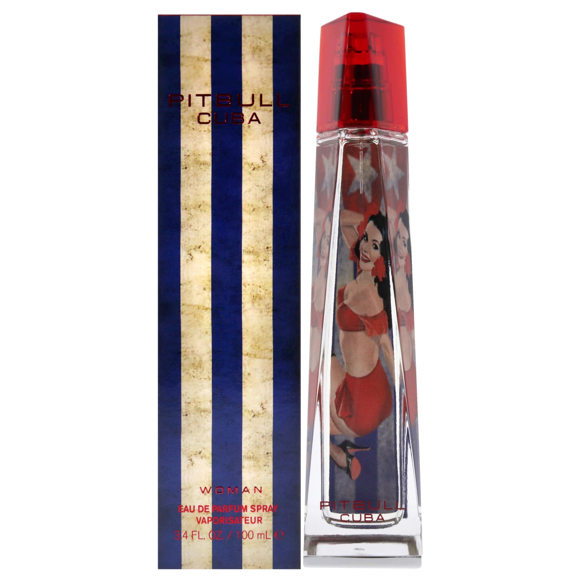 Pitbull Cuba For Women 3.4 oz EDP Spray By Pitbull