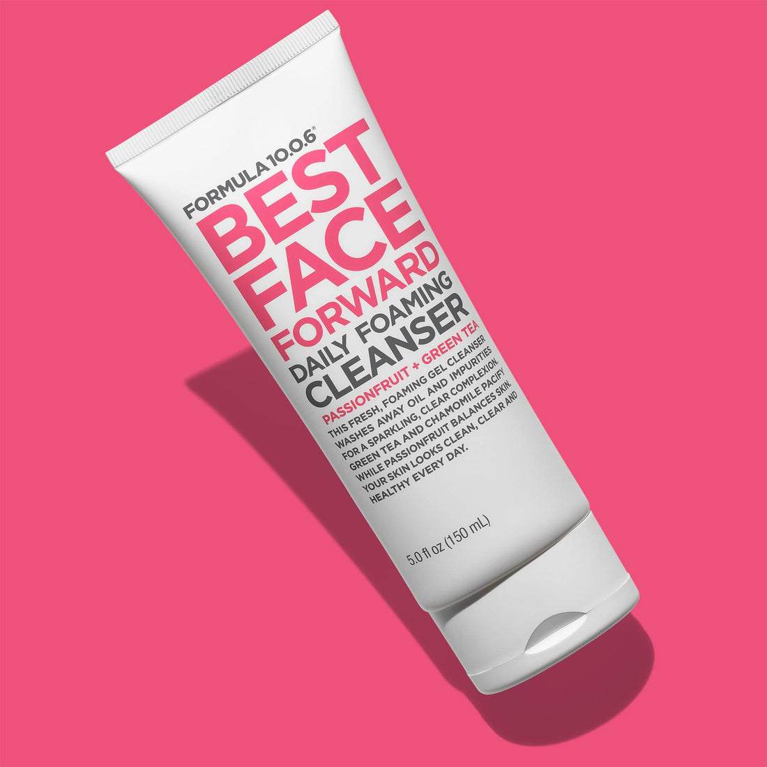 Formula 10.0.6 - Best Face Forward Daily Foaming Cleanser - Foaming Face Wash, Cleanses Face Oil, Vegan, Paraben-Free, Sulfate-Free & Cruelty-Free, 5 Fl Oz