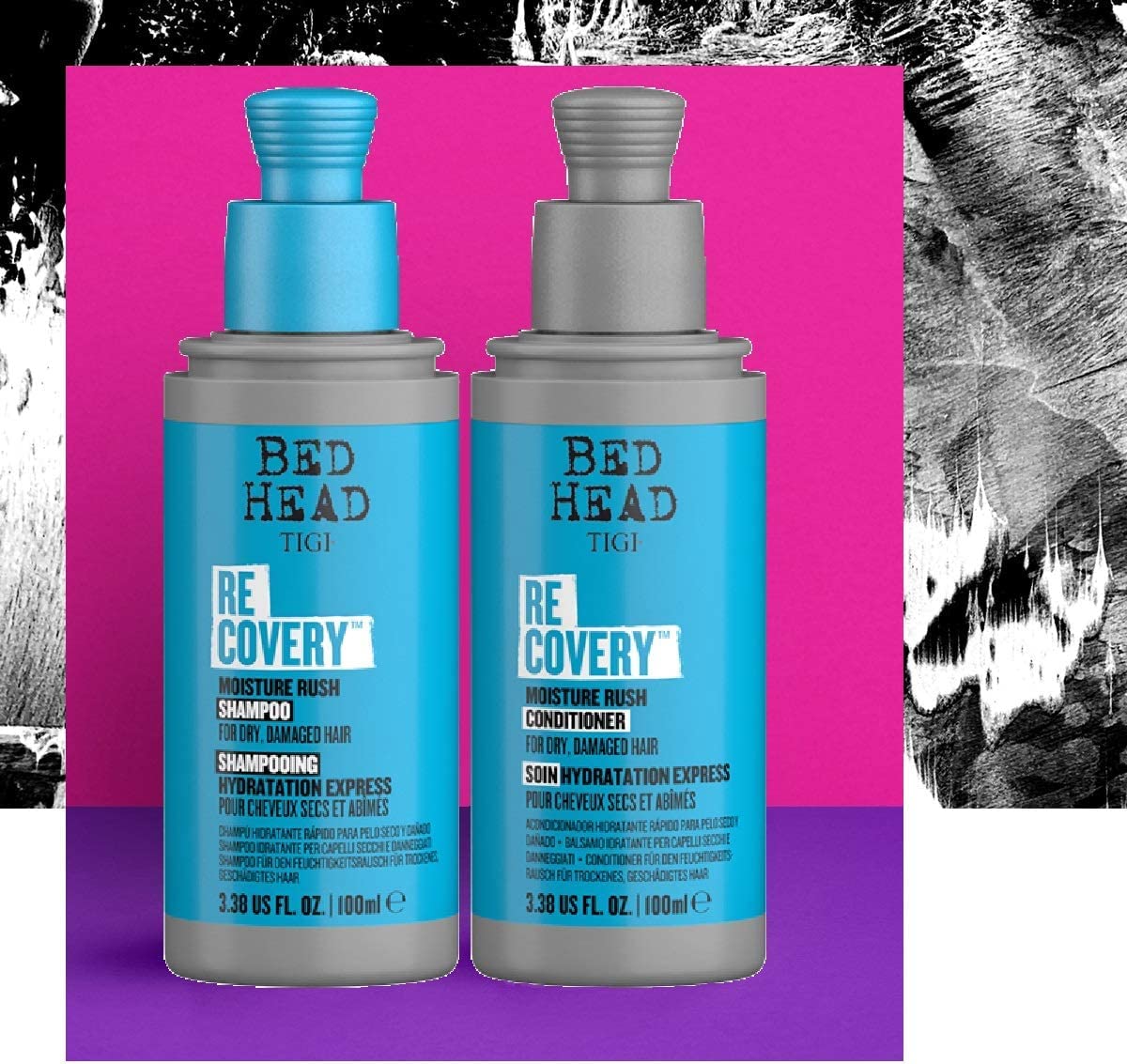 TIGI BED HEAD RECOVERY MOISTURIZING SHAMPOO FOR DRY HAIR 3.38 fl oz