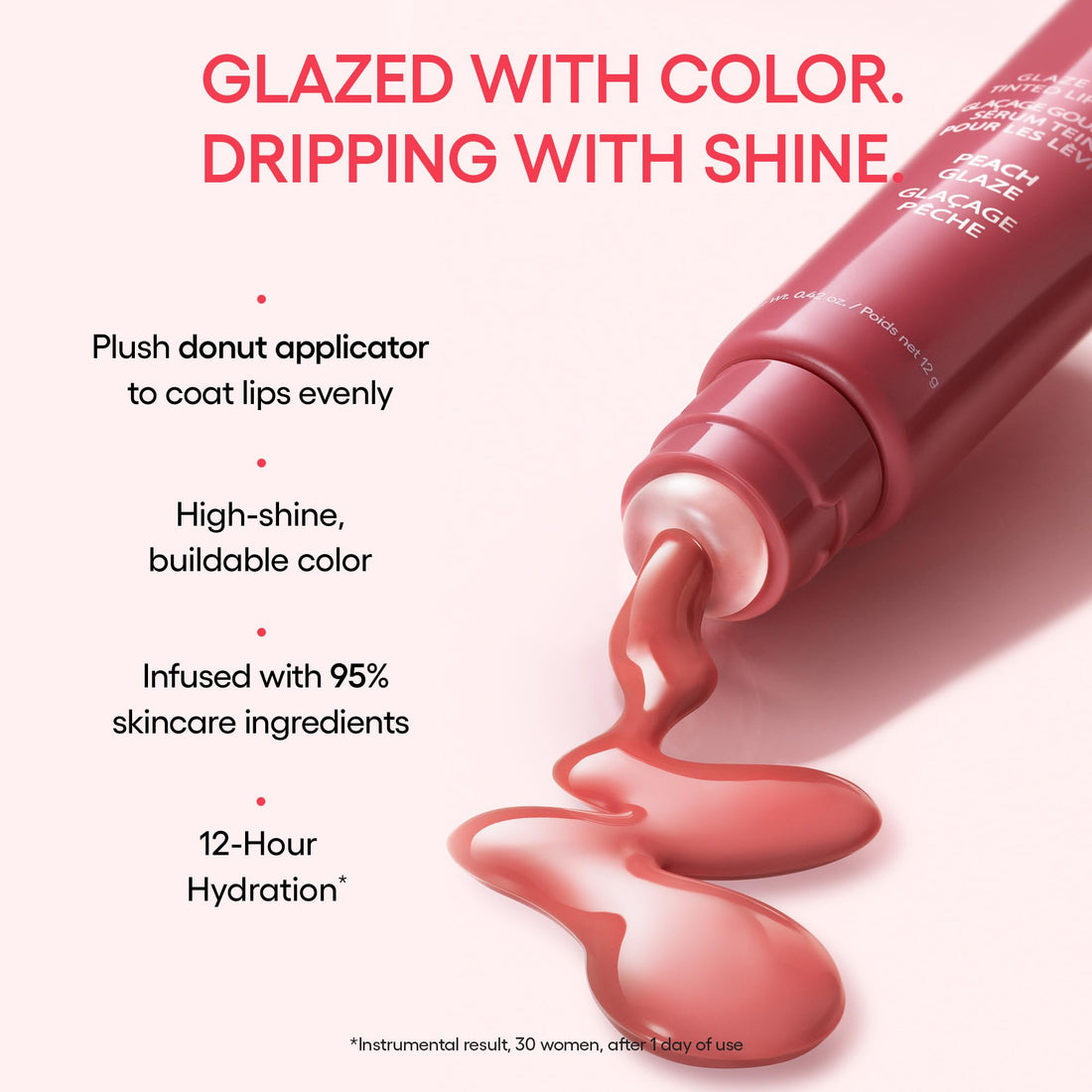 LANEIGE Glaze Craze Tinted Lip Serum, Cinnamon Sugar: Hydrating Lip Serum for Glossy, Nourished Lips with Plumping Polypeptides